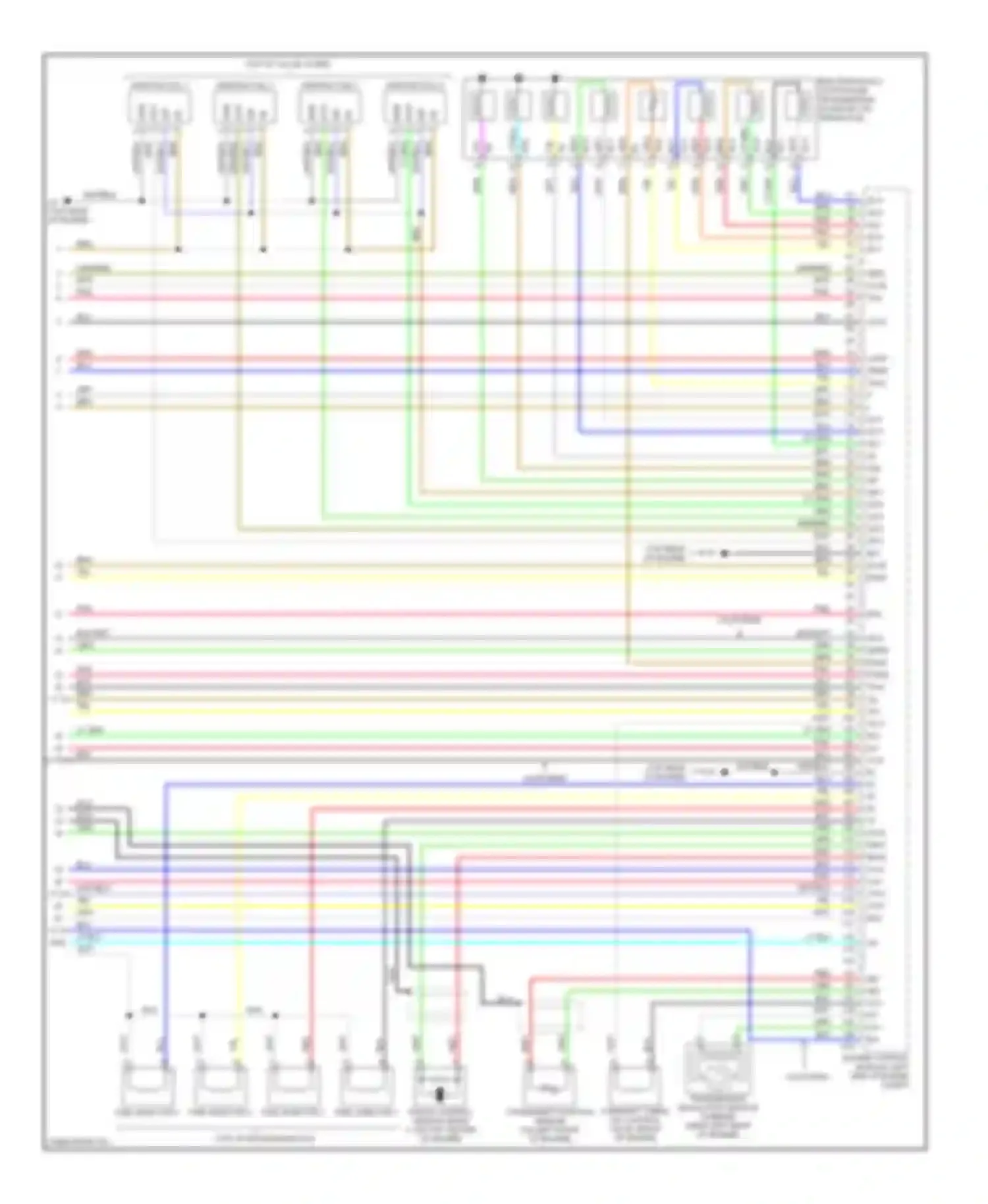Camry Toyota XV40 (2006-2009): Wiring diagram engine performance 2.4l, engine controls circuit (4 of 4)