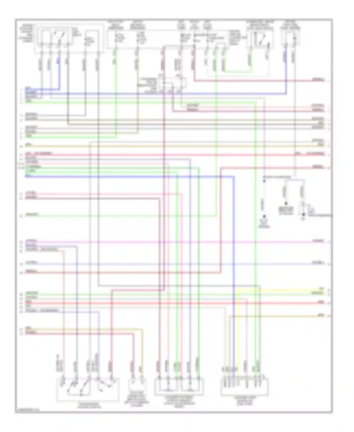 Camry Toyota XV40 (2006-2009): Wiring diagram engine performance 3.3l (2 of 6)