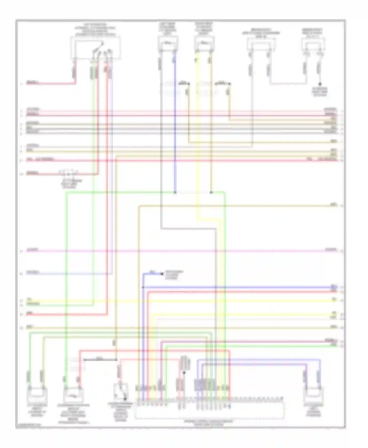 Camry Toyota XV40 (2006-2009): Wiring diagram engine performance 3.3l (3 of 6)