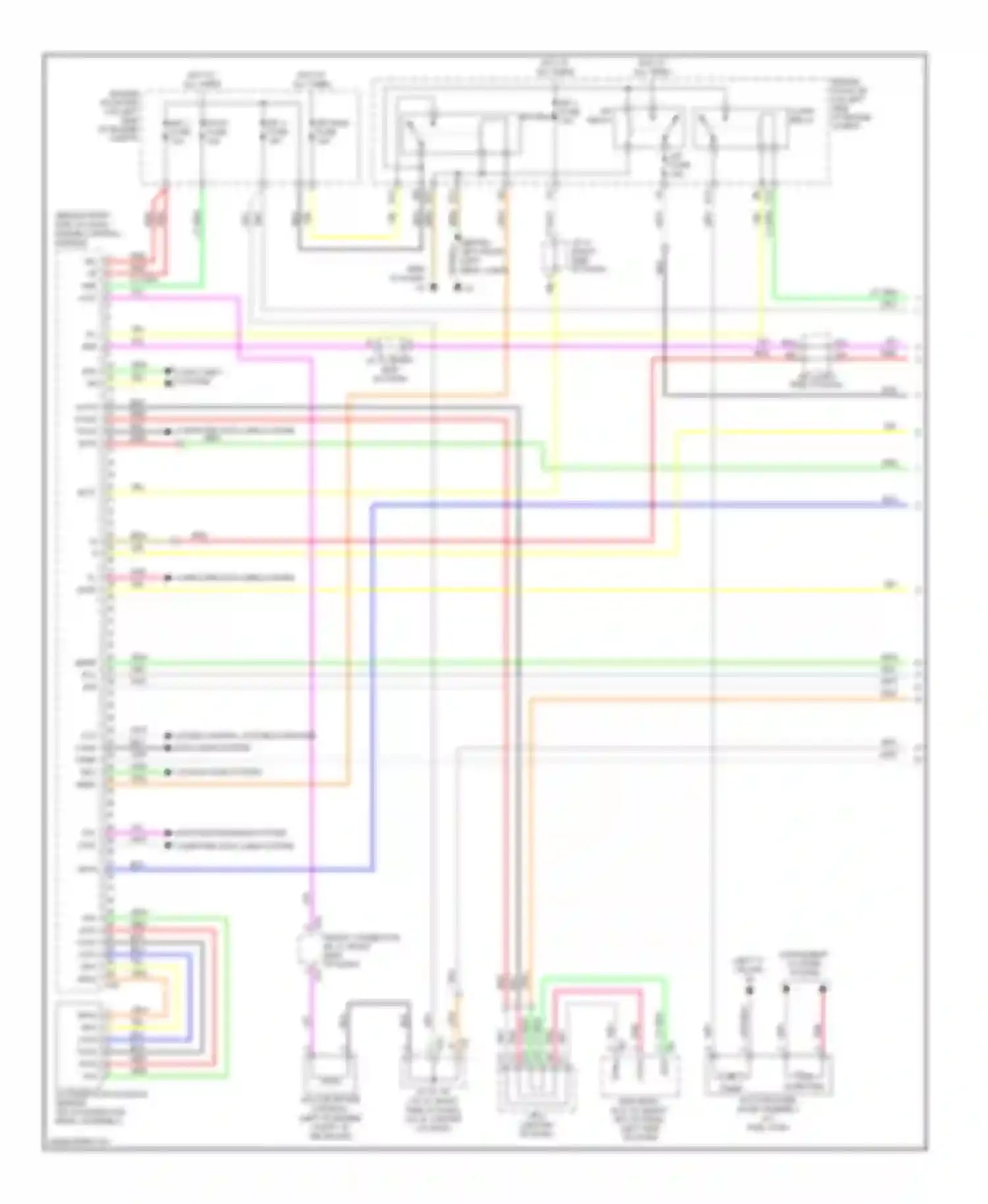 Camry Toyota XV40 (2006-2009): Wiring diagram engine performance 3.5l, engine controls circuit (1 of 5)