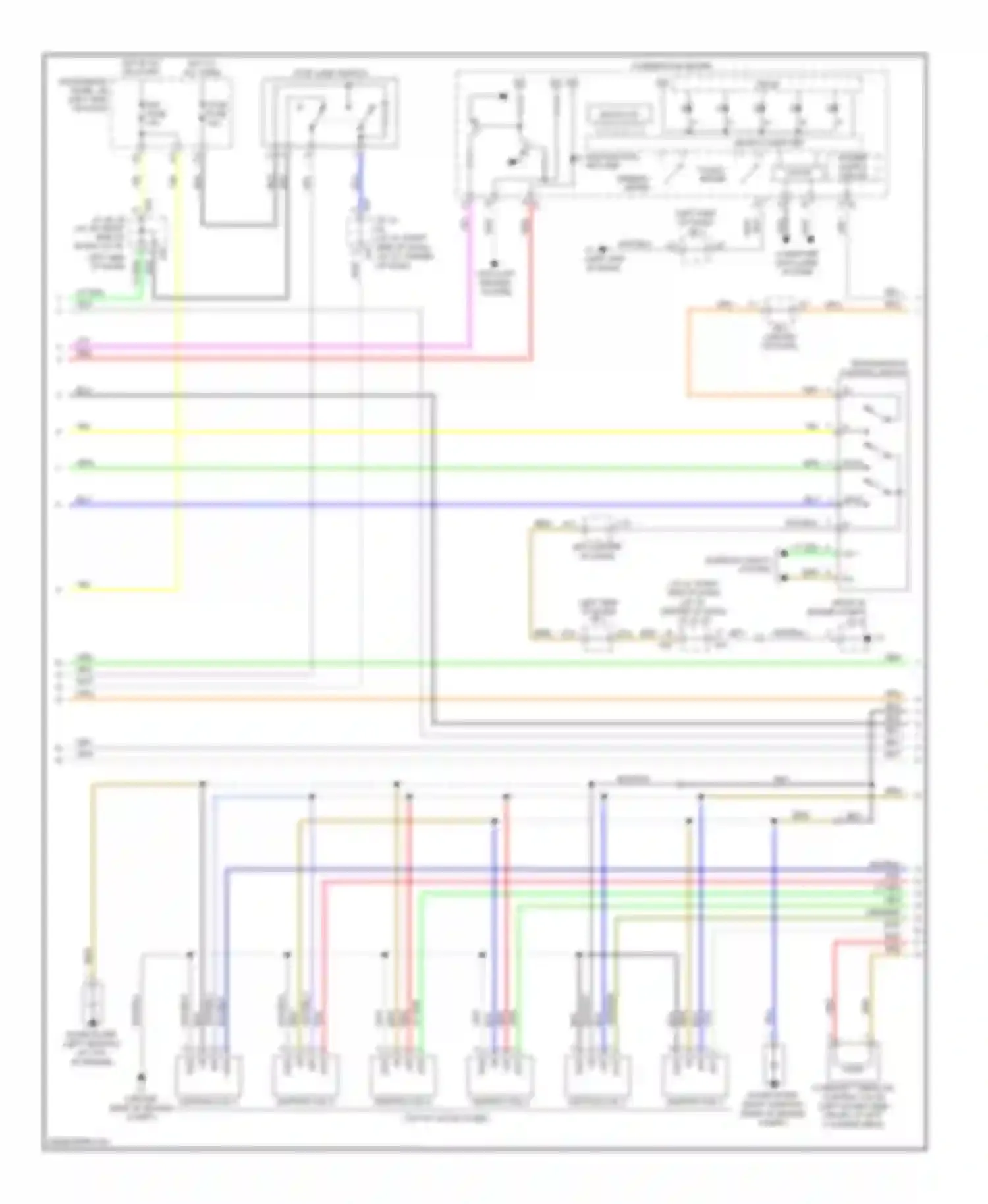 Camry Toyota XV40 (2006-2009): Wiring diagram engine performance 3.5l, engine controls circuit (2 of 5)