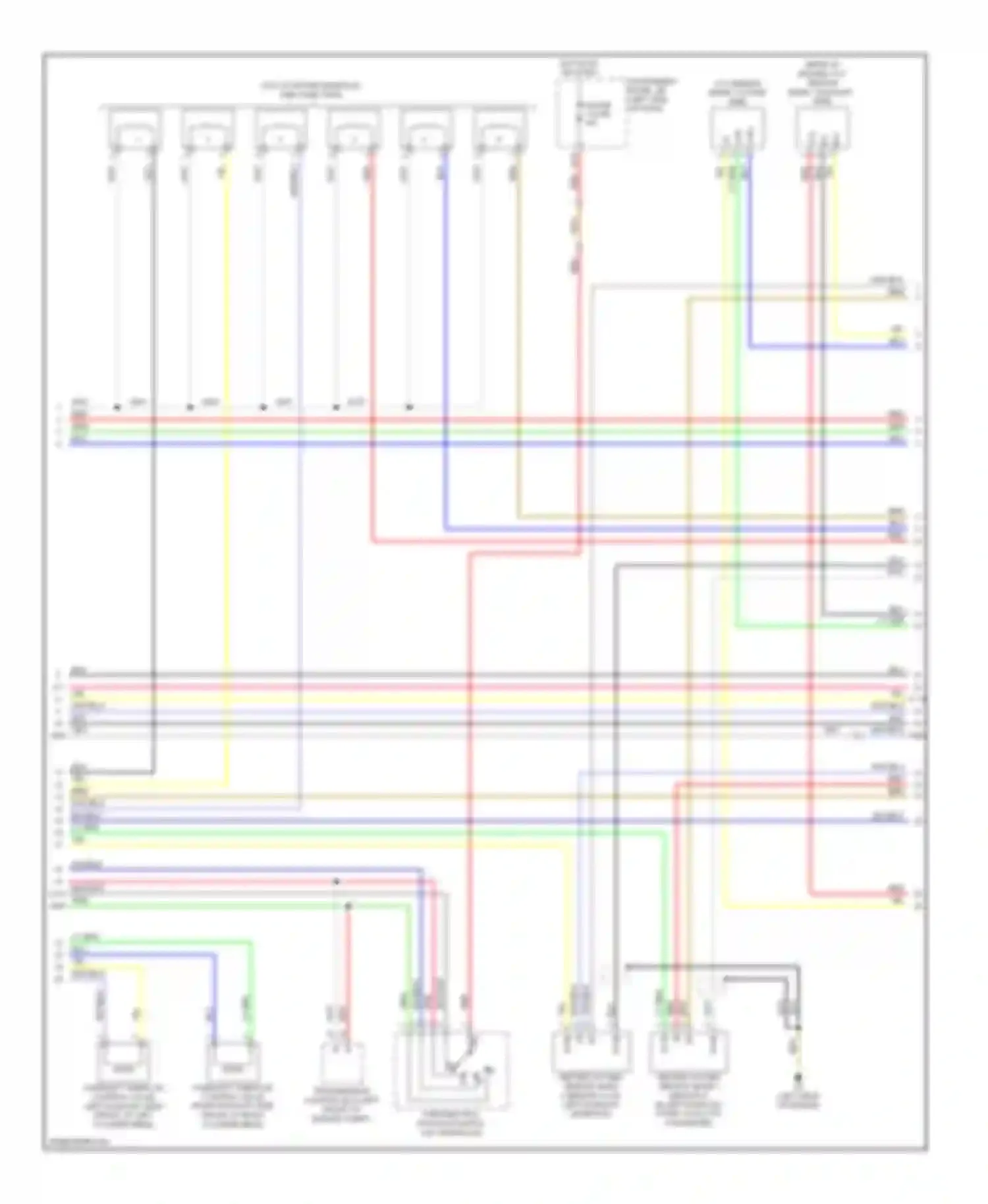 Camry Toyota XV40 (2006-2009): Wiring diagram engine performance 3.5l, engine controls circuit (4 of 5)