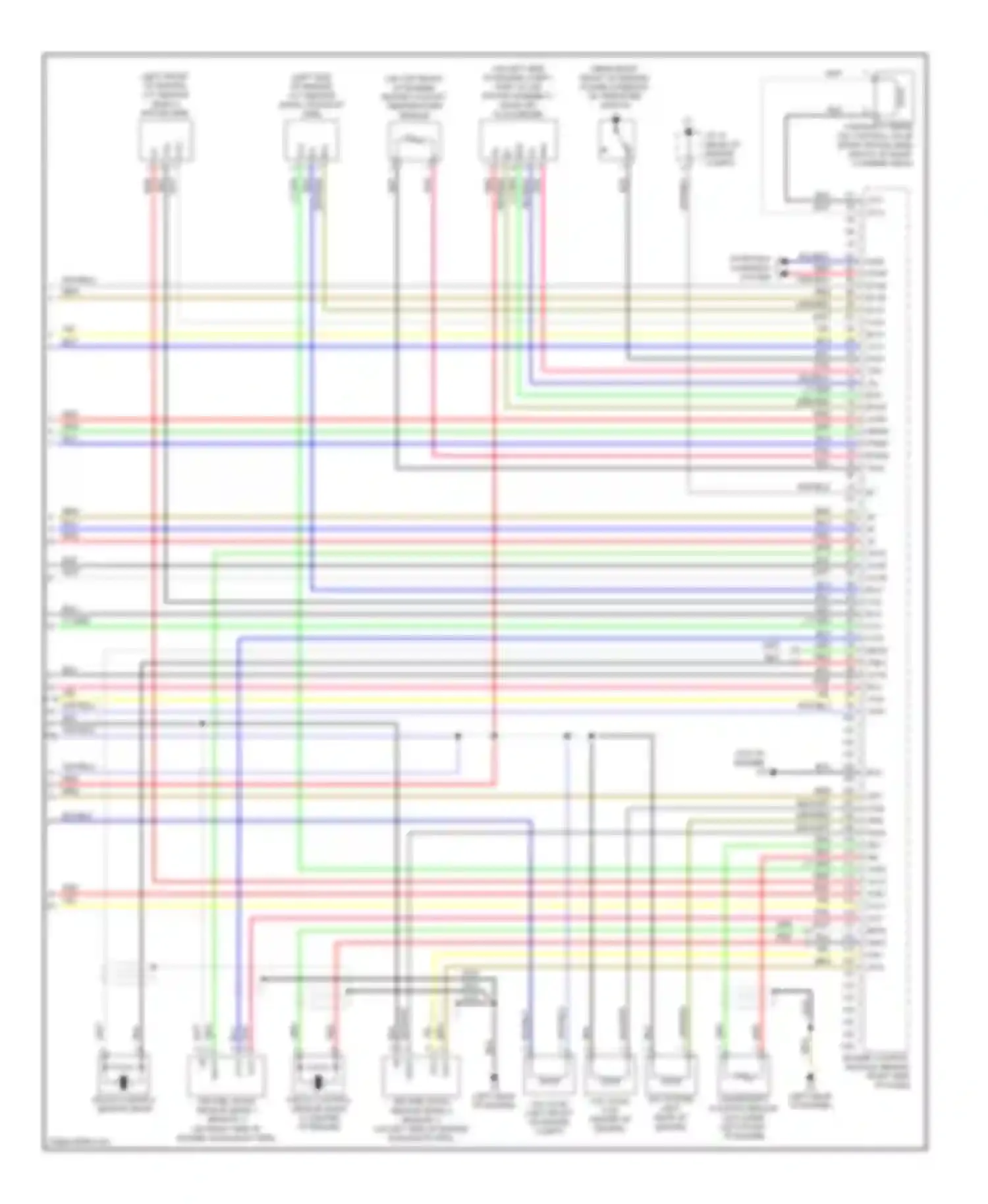 Camry Toyota XV40 (2006-2009): Wiring diagram engine performance 3.5l, engine controls circuit (5 of 5)