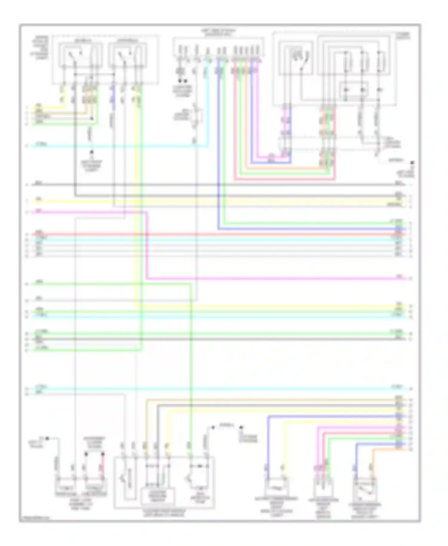 Camry Toyota XV40 (2006-2009): Wiring diagram engine performance hybrid system circuit (2 of 7)