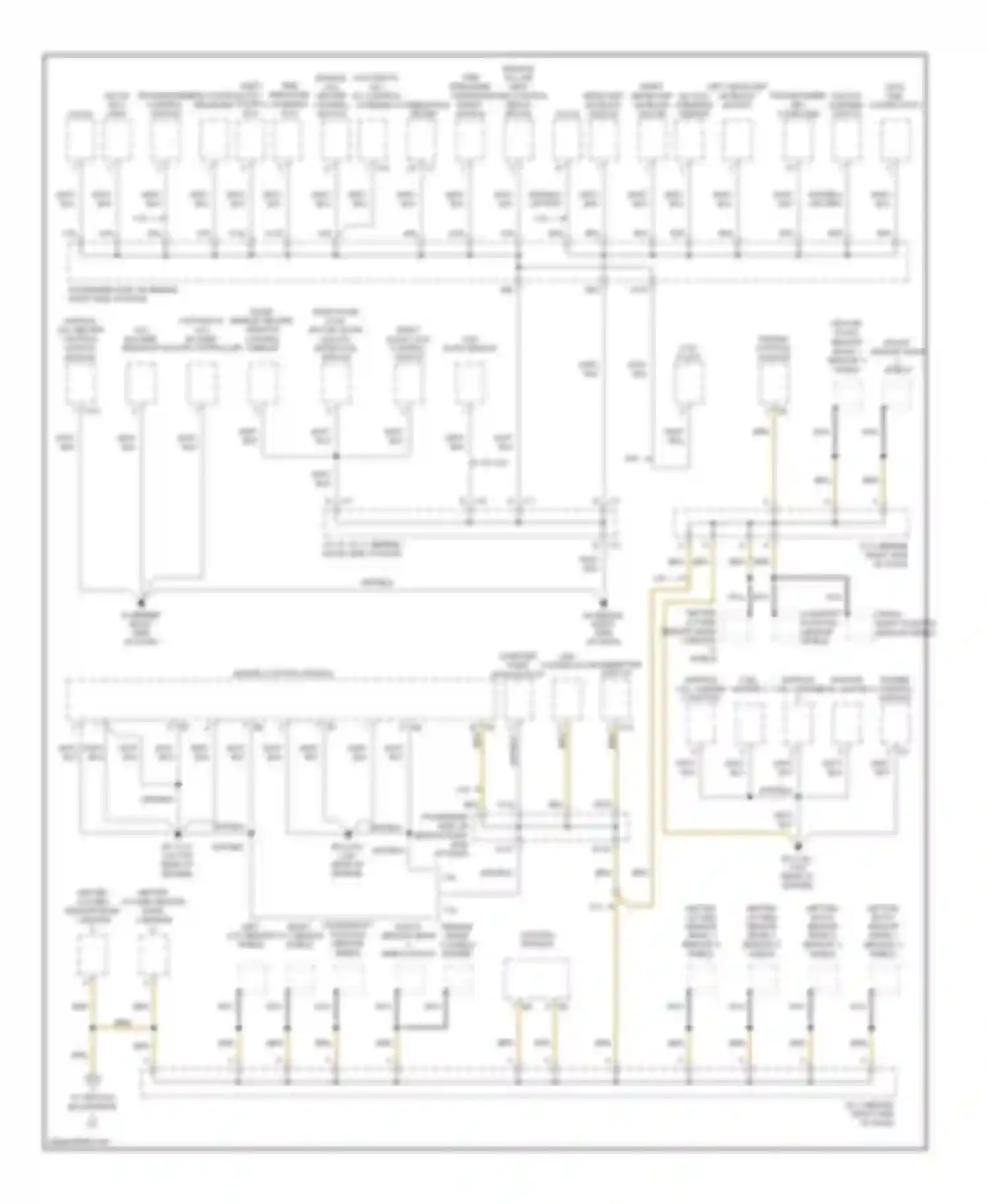Camry Toyota XV40 (2006-2009): Ground distribution circuit (3 of 3)