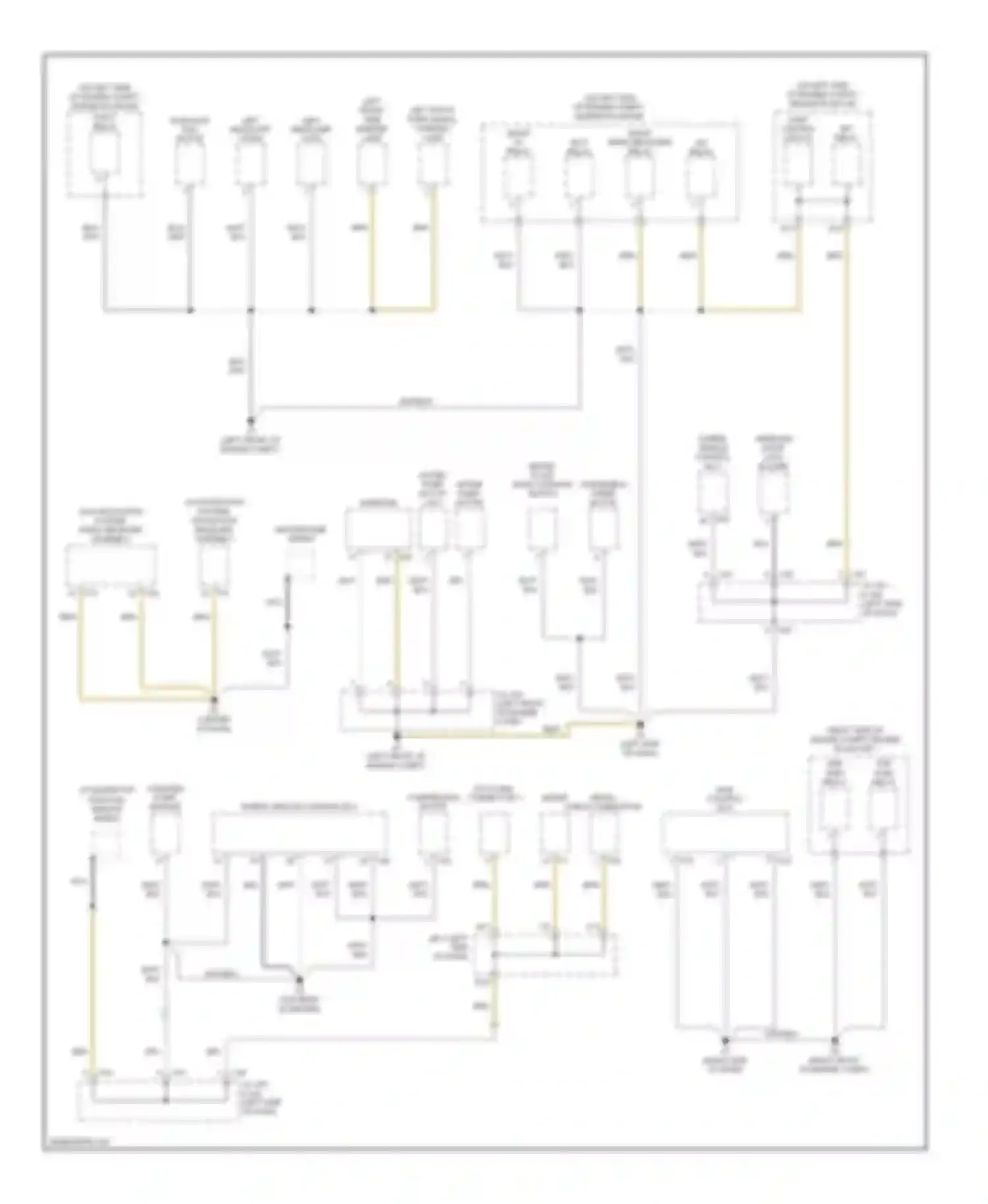Camry Toyota XV40 (2006-2009): Ground distribution circuit, hybrid (1 of 4)