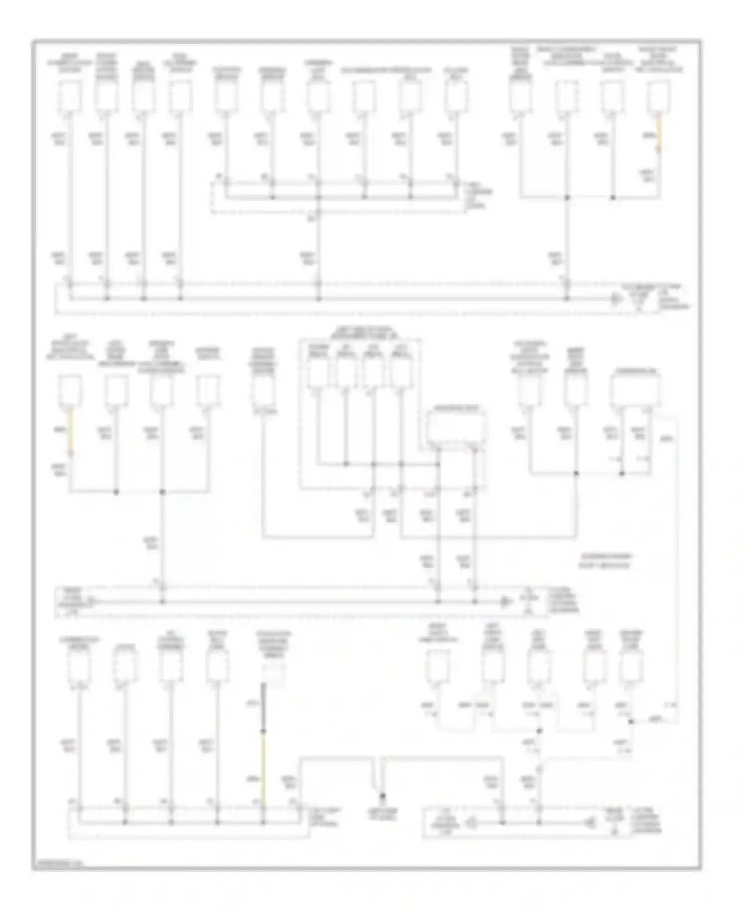 Camry Toyota XV40 (2006-2009): Ground distribution circuit, hybrid (2 of 4)