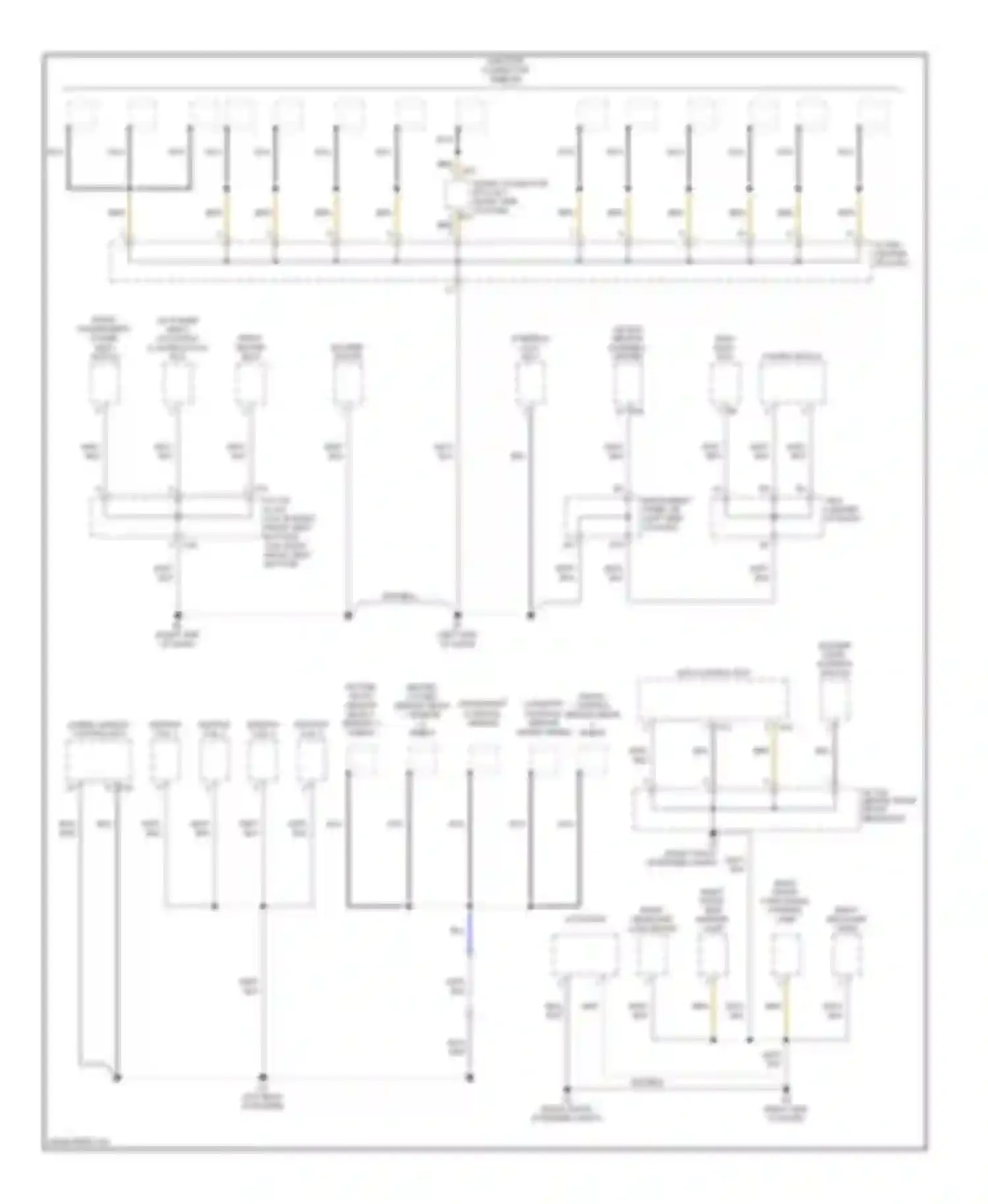 Camry Toyota XV40 (2006-2009): Ground distribution circuit, hybrid (4 of 4)