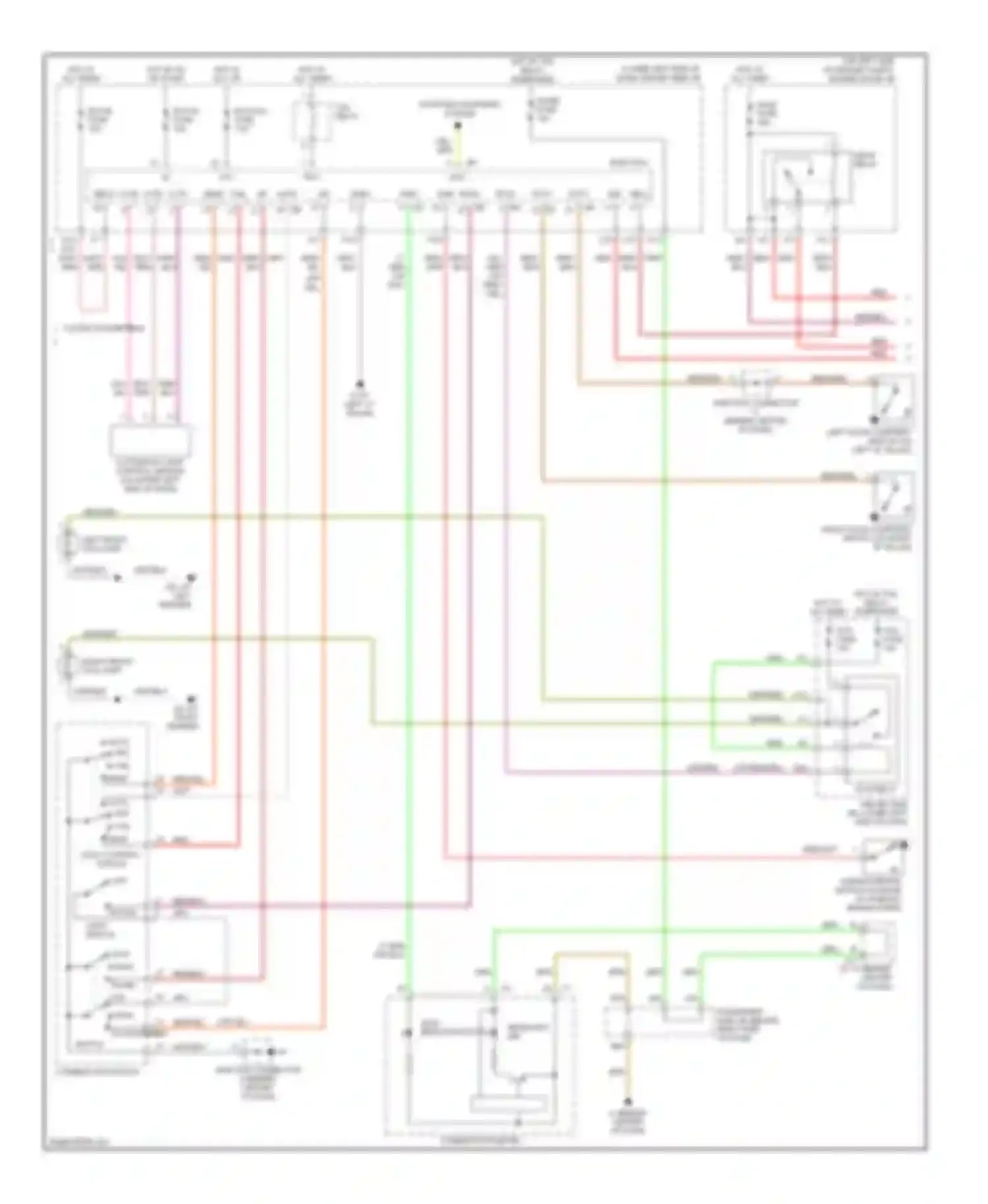 Camry Toyota XV40 (2006-2009): Headlights circuit (1 of 2)