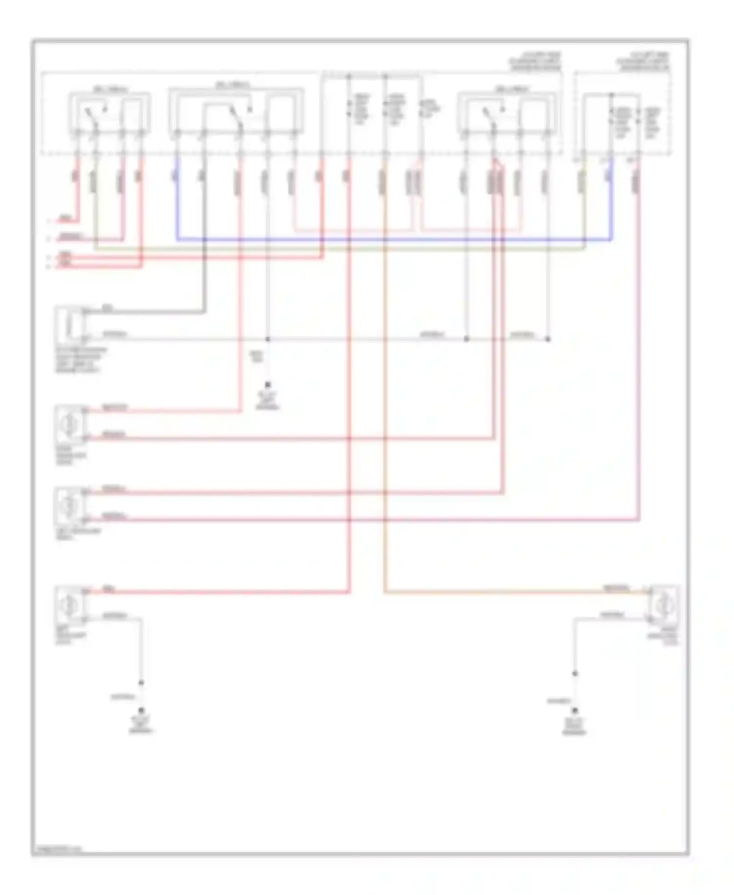 Camry Toyota XV40 (2006-2009): Headlights circuit (2 of 2)