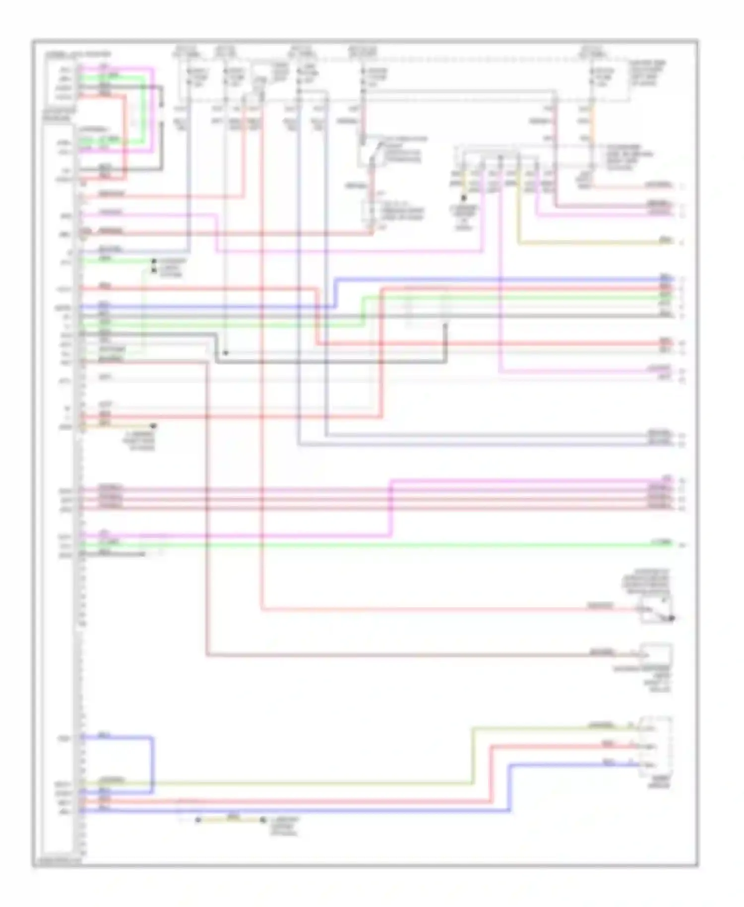 Camry Toyota XV40 (2006-2009): Navigation circuit, convertible (1 of 2)
