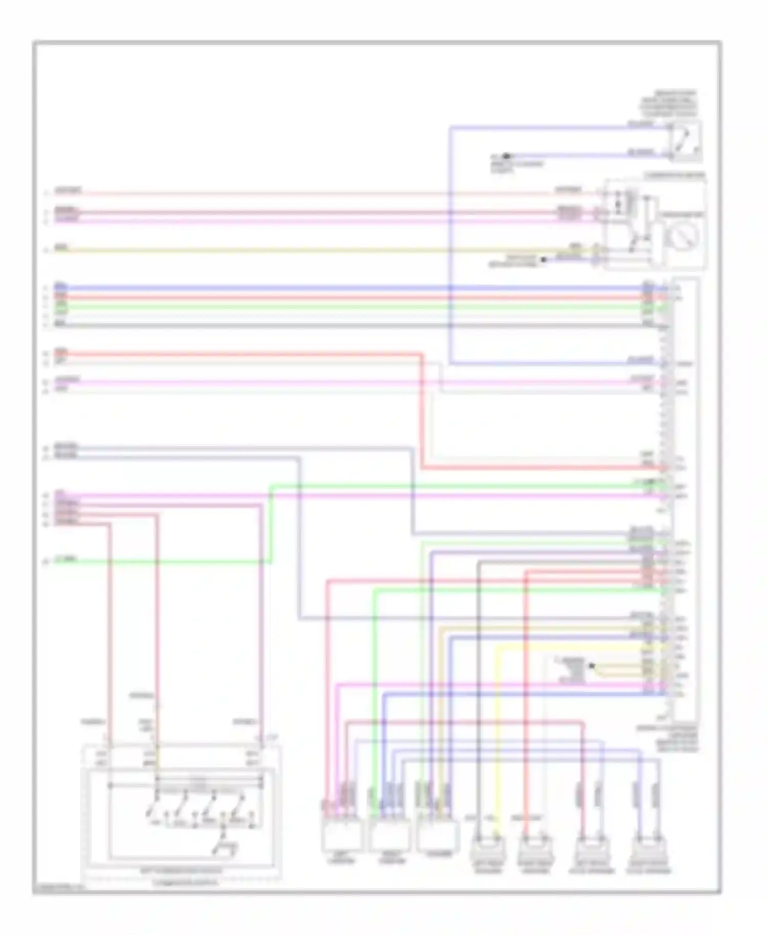 Camry Toyota XV40 (2006-2009): Navigation circuit, convertible (2 of 2)