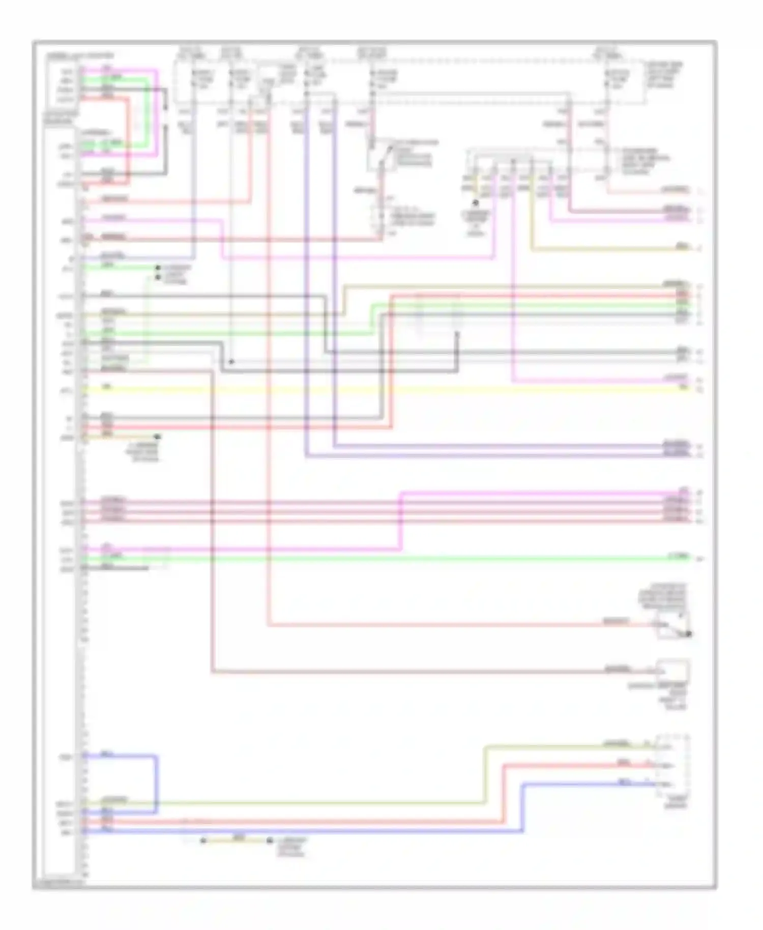 Camry Toyota XV40 (2006-2009): Navigation circuit, coupe (1 of 2)