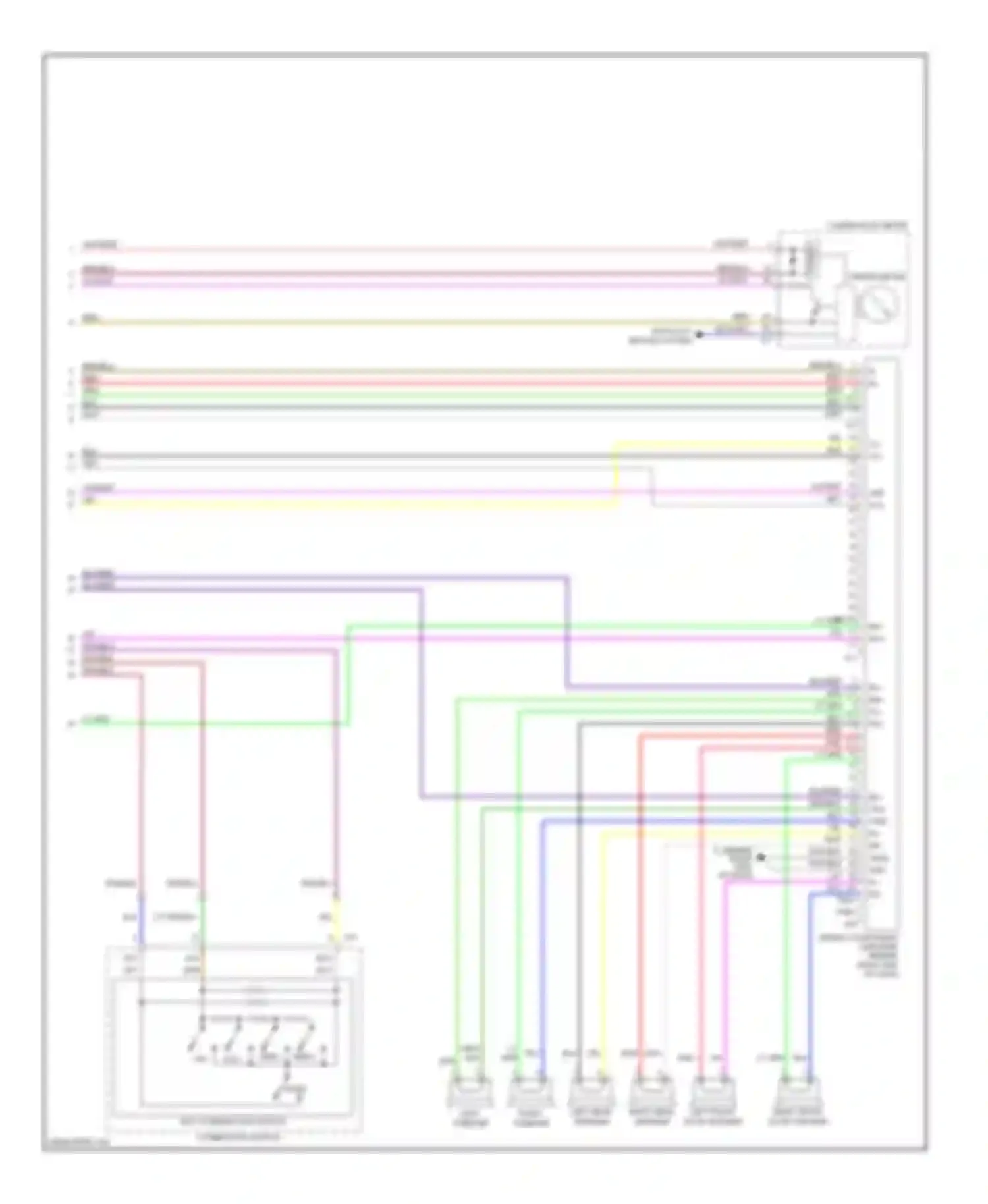 Camry Toyota XV40 (2006-2009): Navigation circuit, coupe (2 of 2)