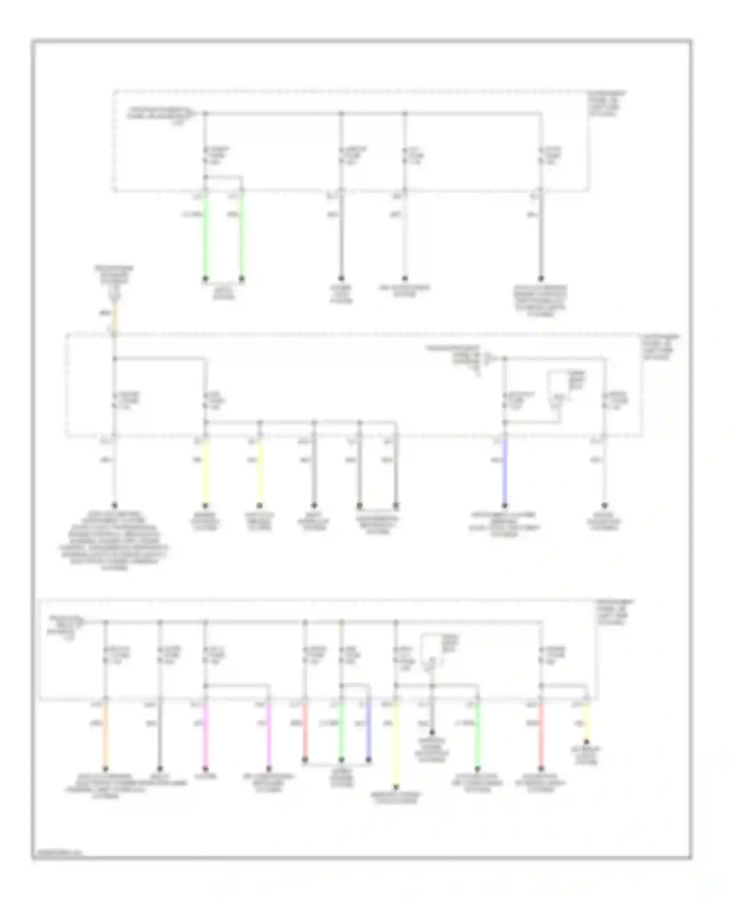 Camry Toyota XV40 (2006-2009): Power distribution circuit, hybrid (3 of 3)