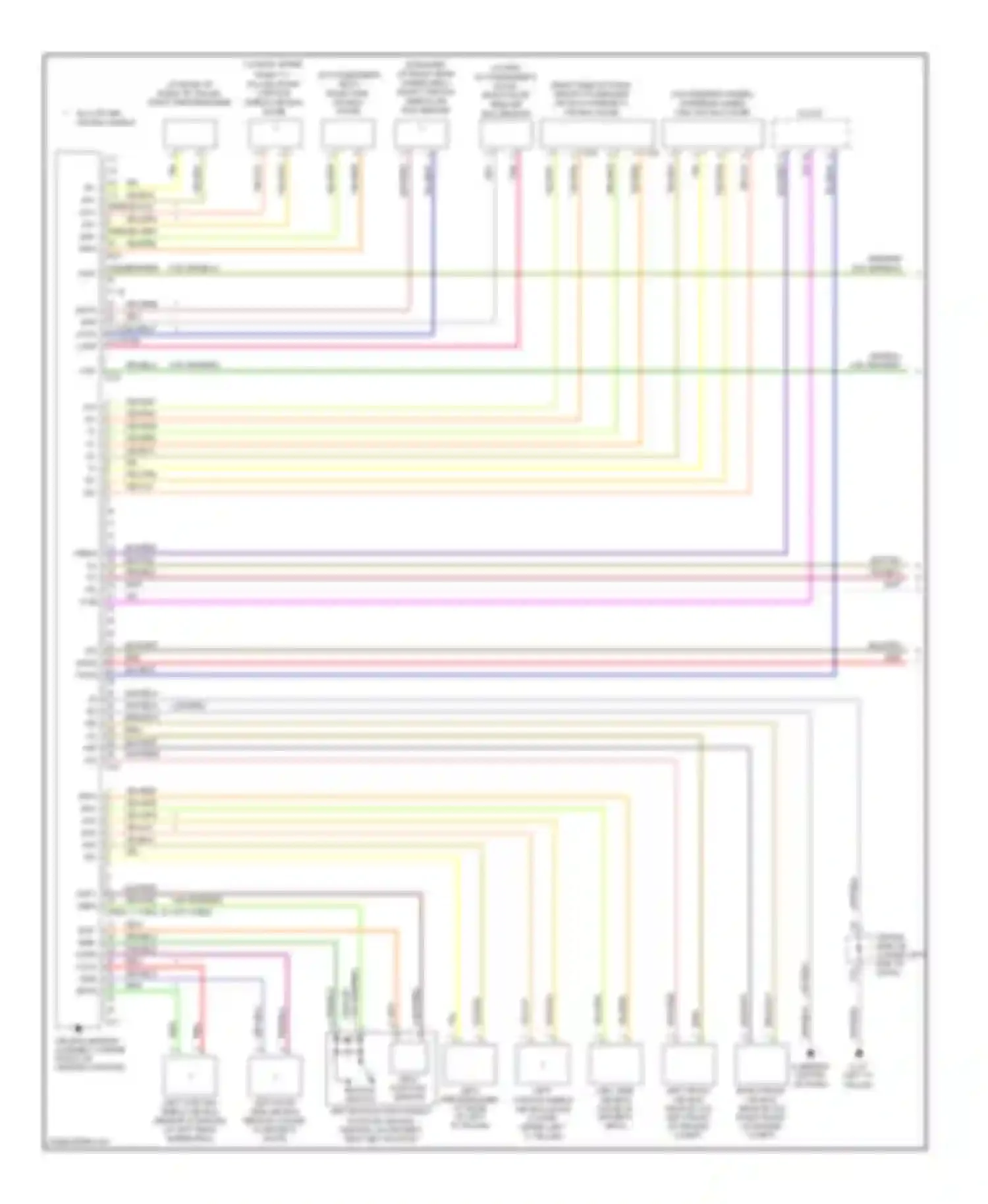Camry Toyota XV40 (2006-2009): Supplemental restraints circuit (1 of 2)