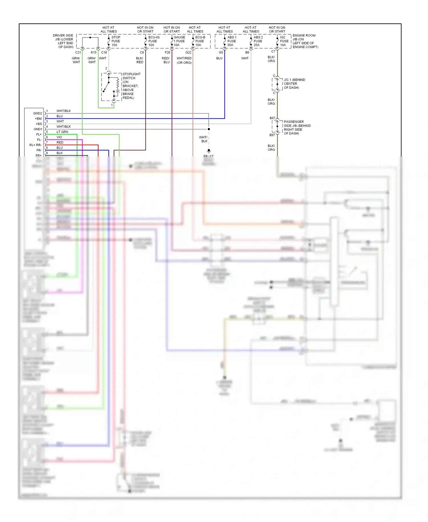 Wiring diagram 8 9 can comm ic computer data lines system for Toyota Camry XV40 (2006-2009) (1 of 1)