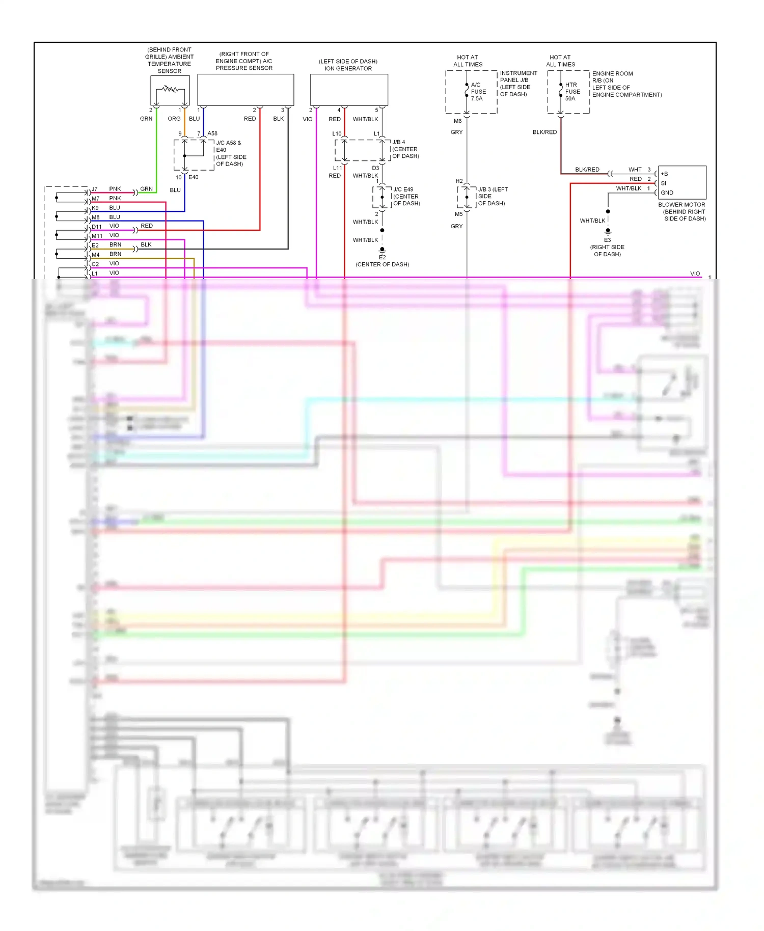 Wiring diagram computer data lines system for Toyota Camry XV40 (2006-2009) (1 of 69)