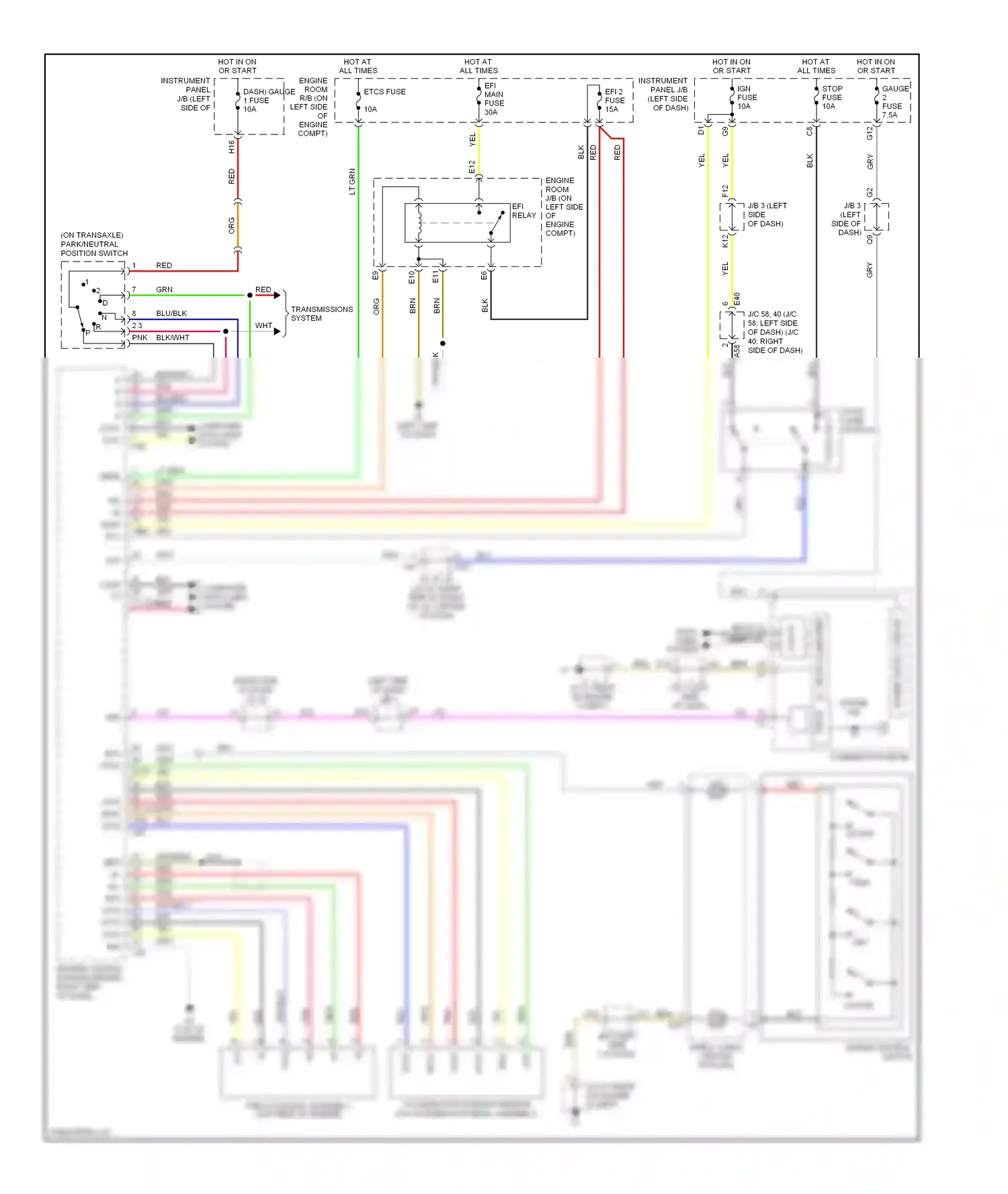 Wiring diagram computer data lines system for Toyota Camry XV40 (2006-2009) (22 of 69)