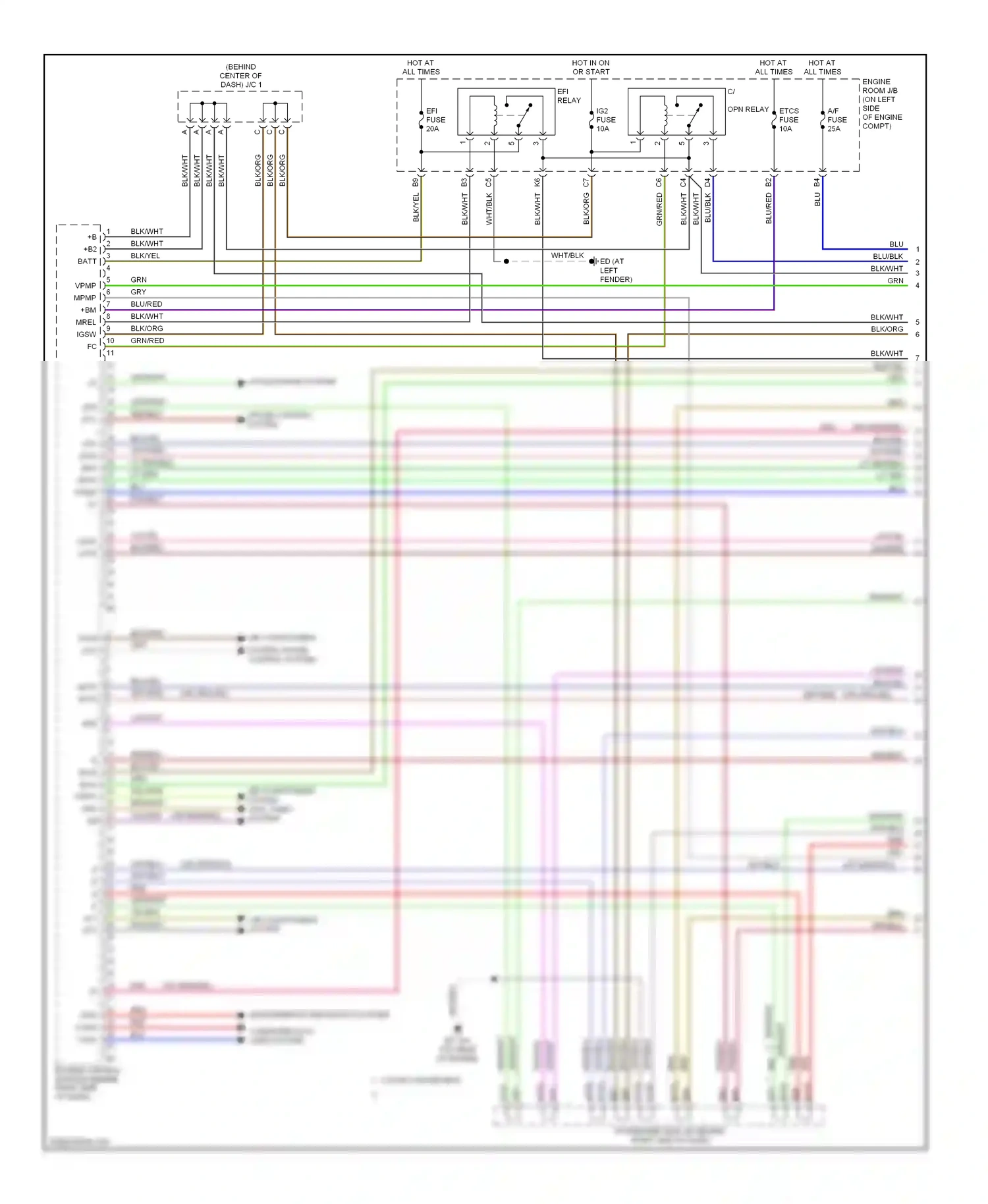 Wiring diagram computer data lines system for Toyota Camry XV40 (2006-2009) (68 of 69)
