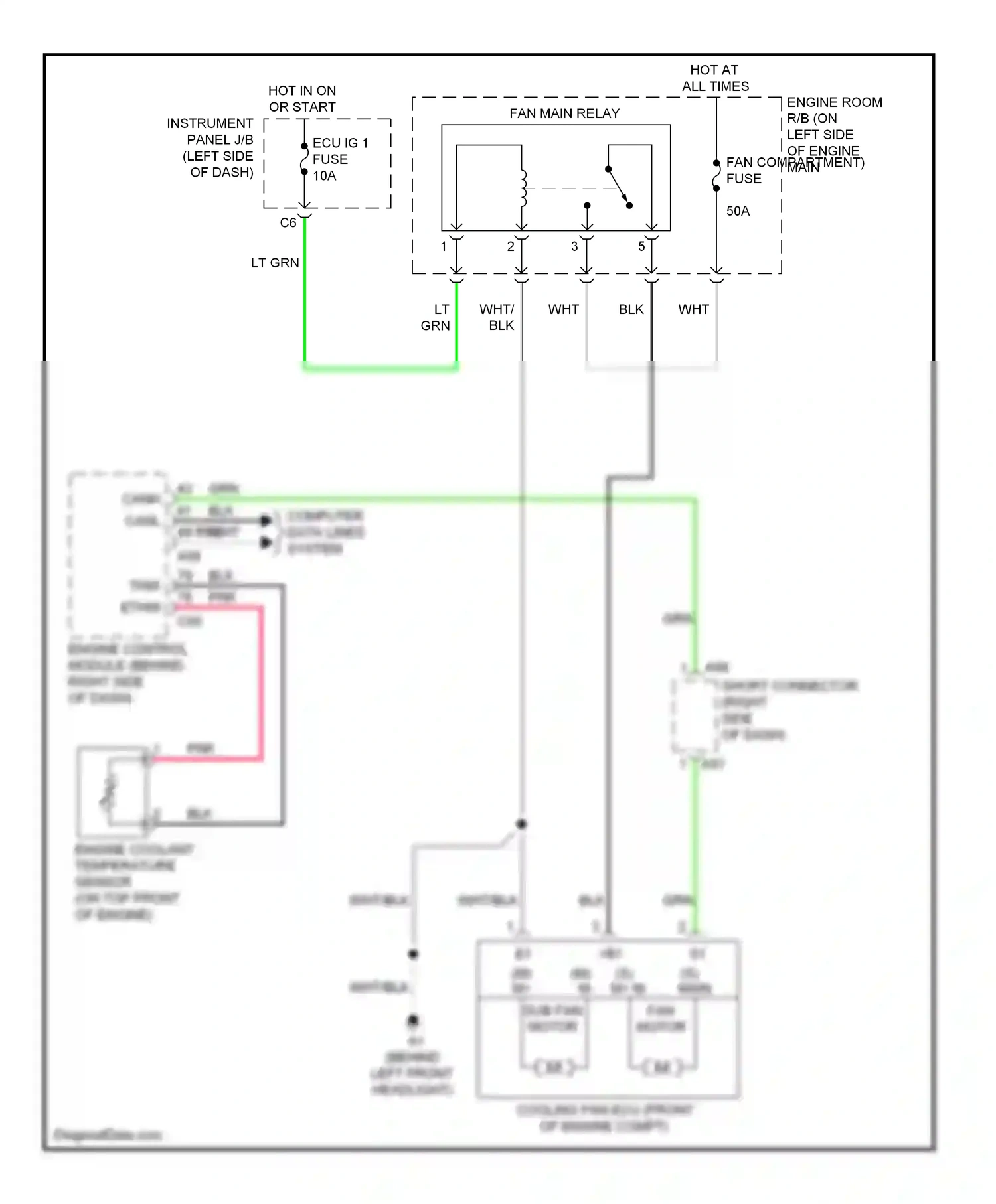 Wiring diagram computer data lines system for Toyota Camry XV40 (2006-2009) (21 of 69)