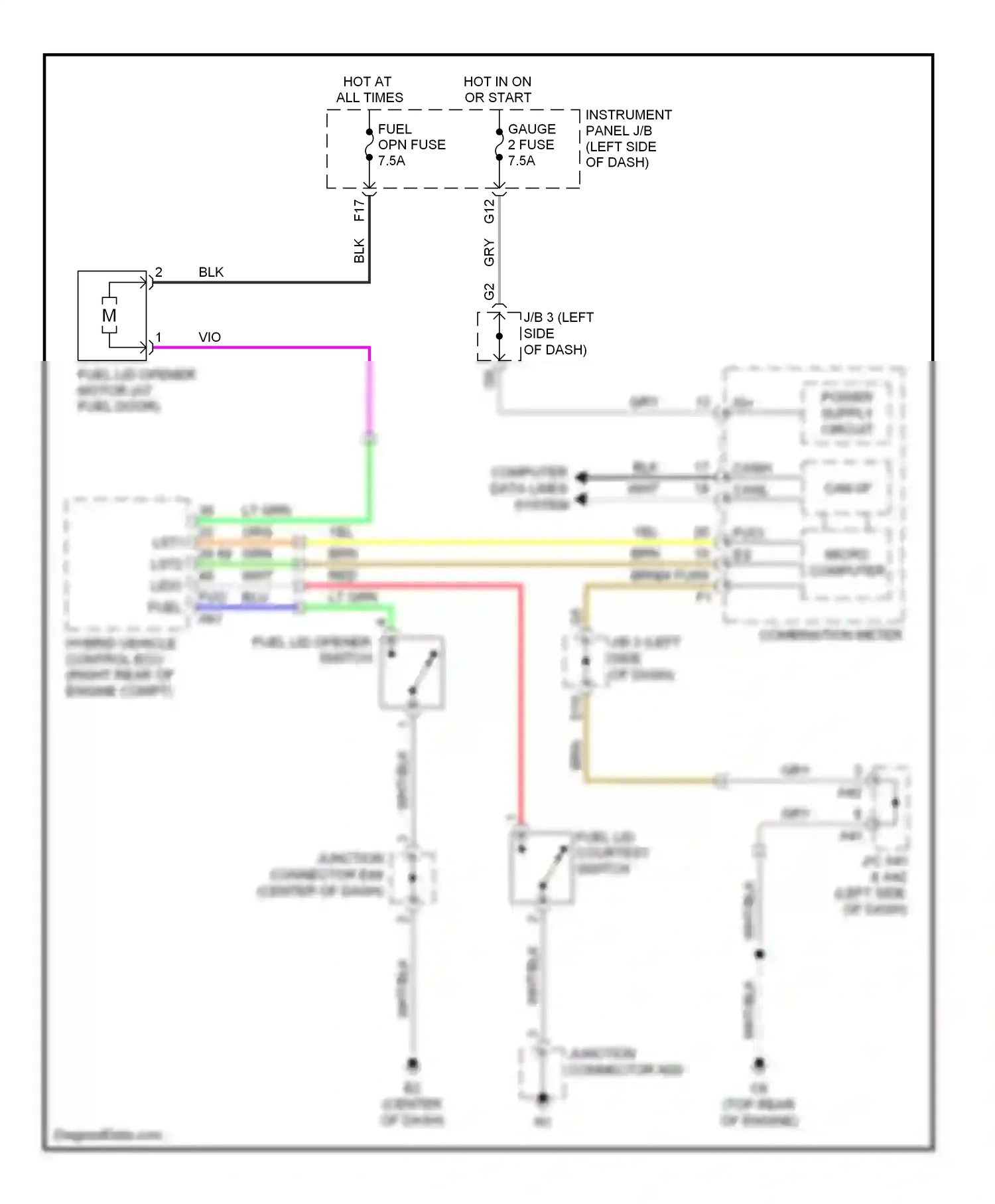 Wiring diagram computer data lines system for Toyota Camry XV40 (2006-2009) (56 of 69)