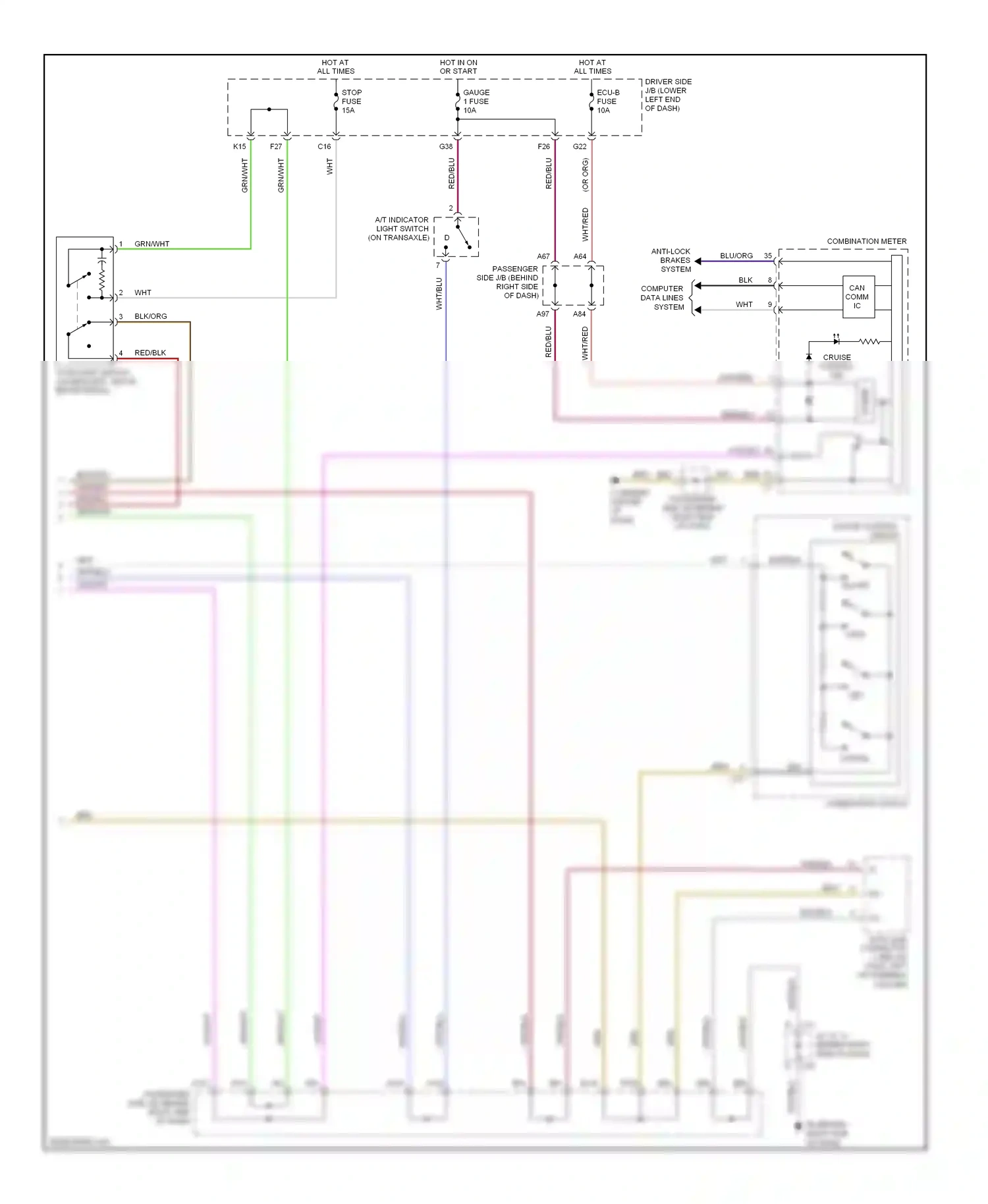 Wiring diagram computer data lines system for Toyota Camry XV40 (2006-2009) (64 of 69)