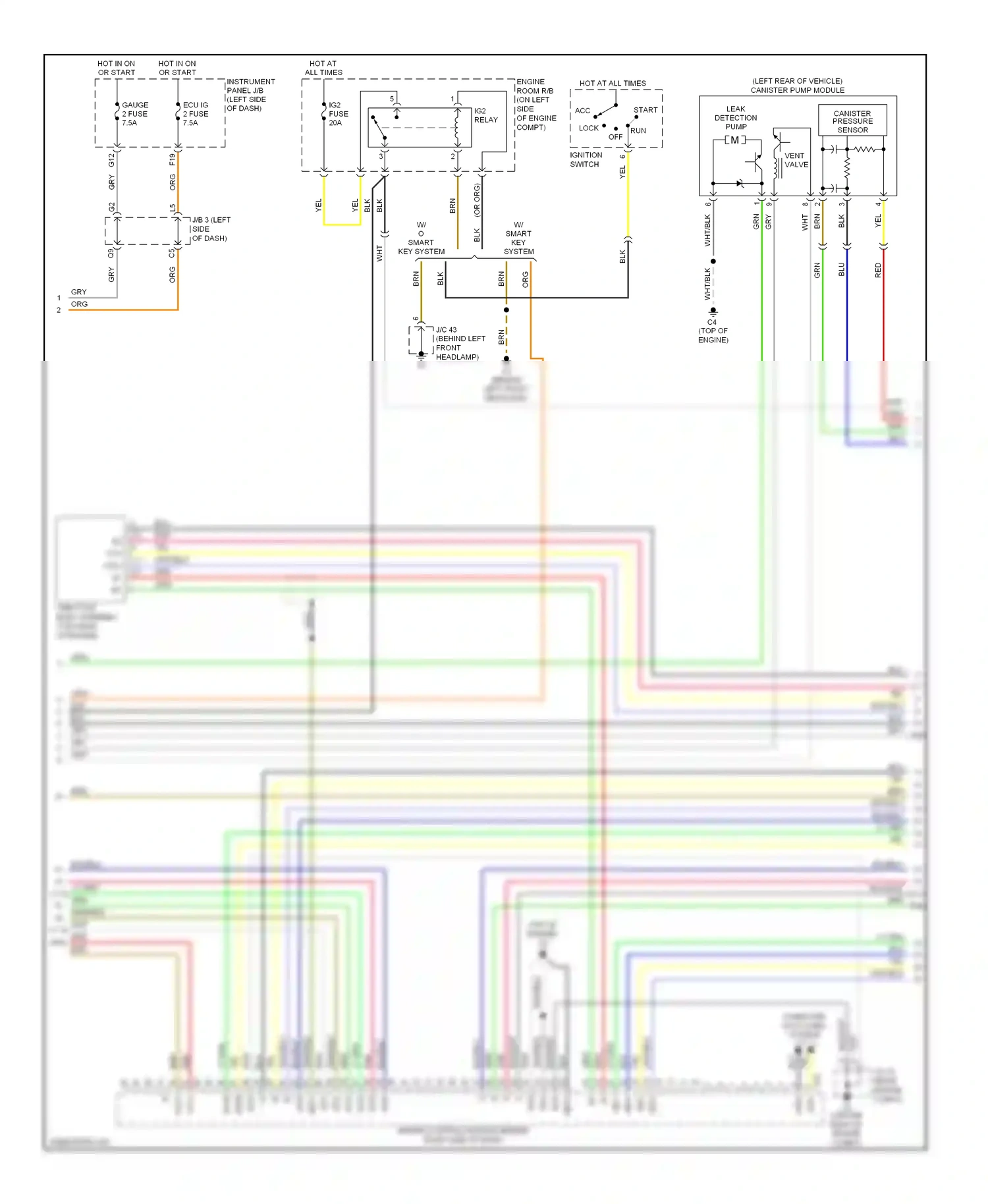 Wiring diagram engine compt) for Toyota Camry XV40 (2006-2009) (9 of 9)