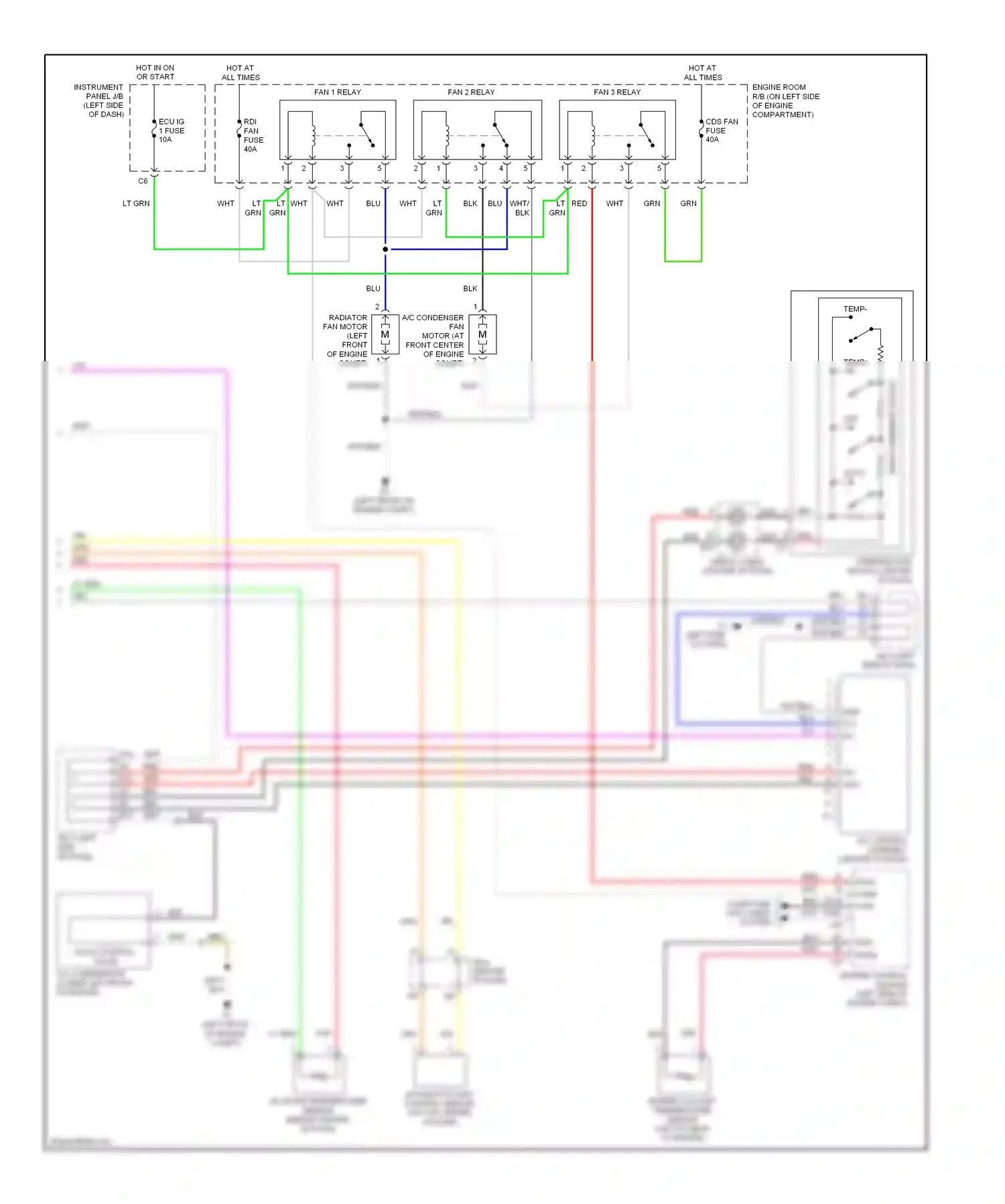 Wiring diagram engine control module for Toyota Camry XV40 (2006-2009) (1 of 11)