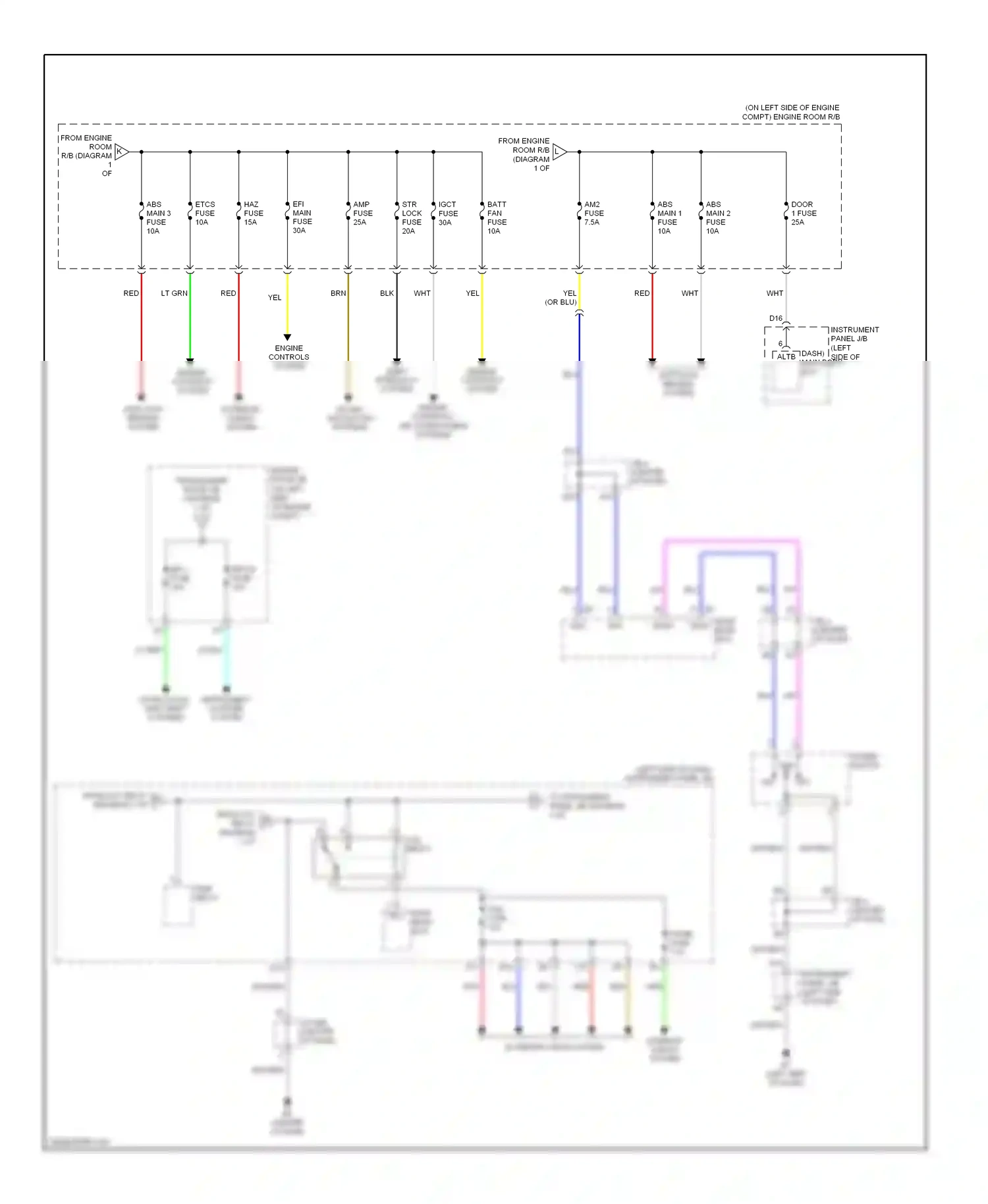 Wiring diagram engine controls system for Toyota Camry XV40 (2006-2009) (9 of 15)