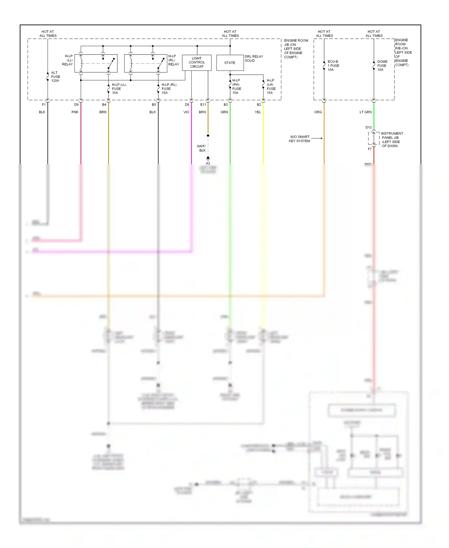 Wiring diagram micro computer for Toyota Camry XV40 (2006-2009) (12 of 31)