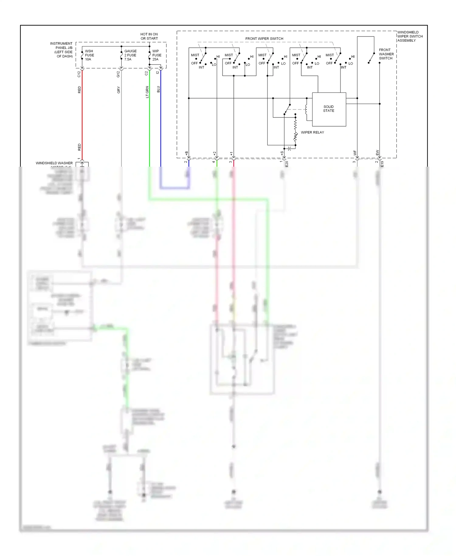 Wiring diagram solid state for Toyota Camry XV40 (2006-2009) (1 of 1)