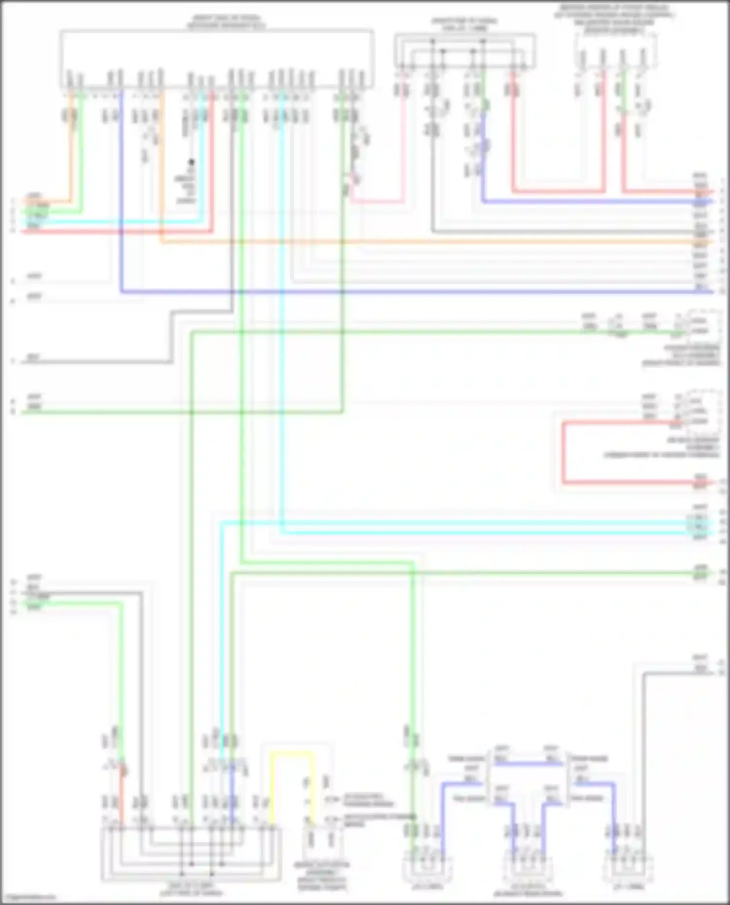 Camry Toyota XV50 facelift 2 (2017-2018): Computer data lines circuit, except hybrid (2 of 3)