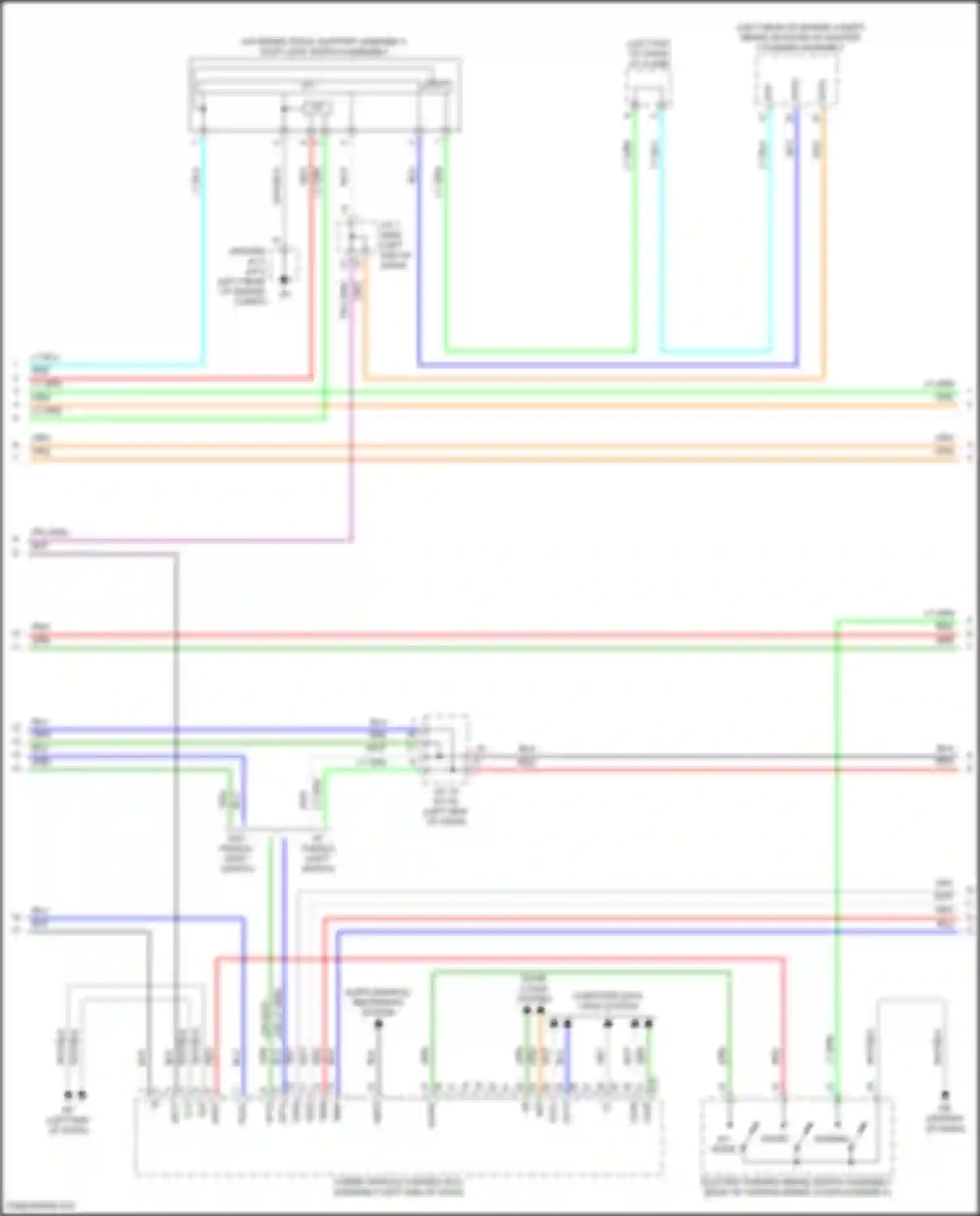 Camry Toyota XV50 facelift 2 (2017-2018): Wiring diagram engine performance 2.5l hybrid, hybrid system circuit, lithium-ion battery (5 of 8)