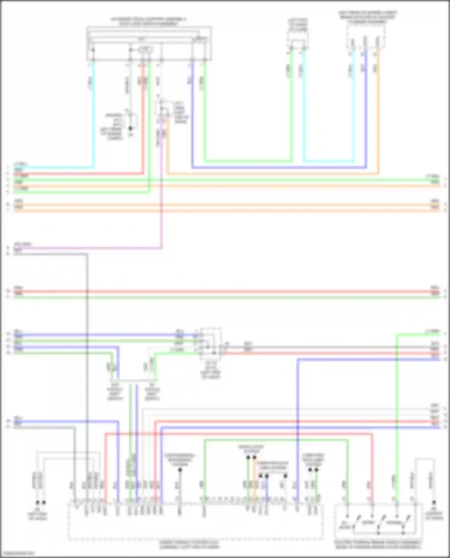 Camry Toyota XV50 facelift 2 (2017-2018): Wiring diagram engine performance 2.5l hybrid, hybrid system circuit, nickel metal hydride battery (5 of 7)