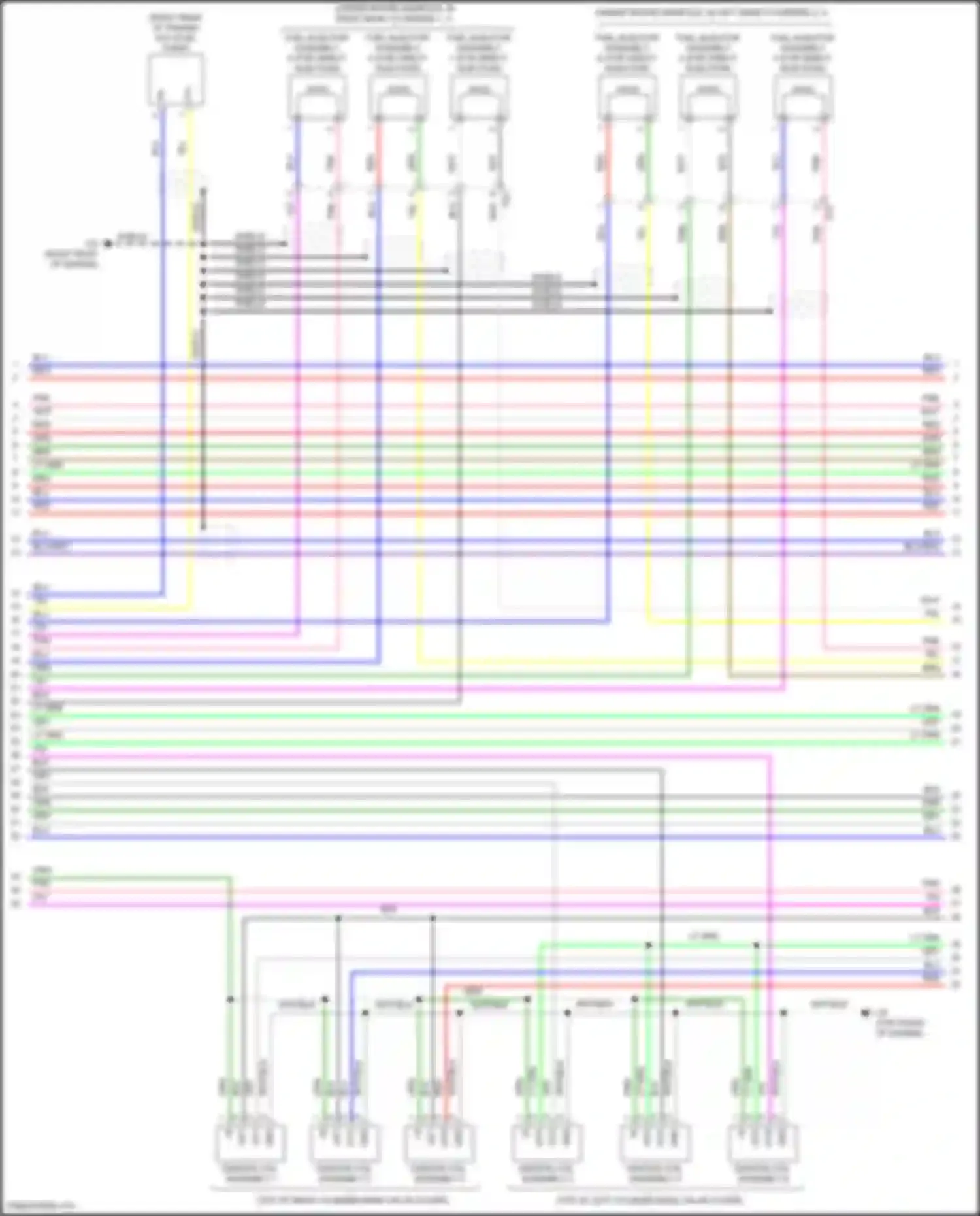Camry Toyota XV50 facelift 2 (2017-2018): Wiring diagram engine performance 3.5l (2 of 10)