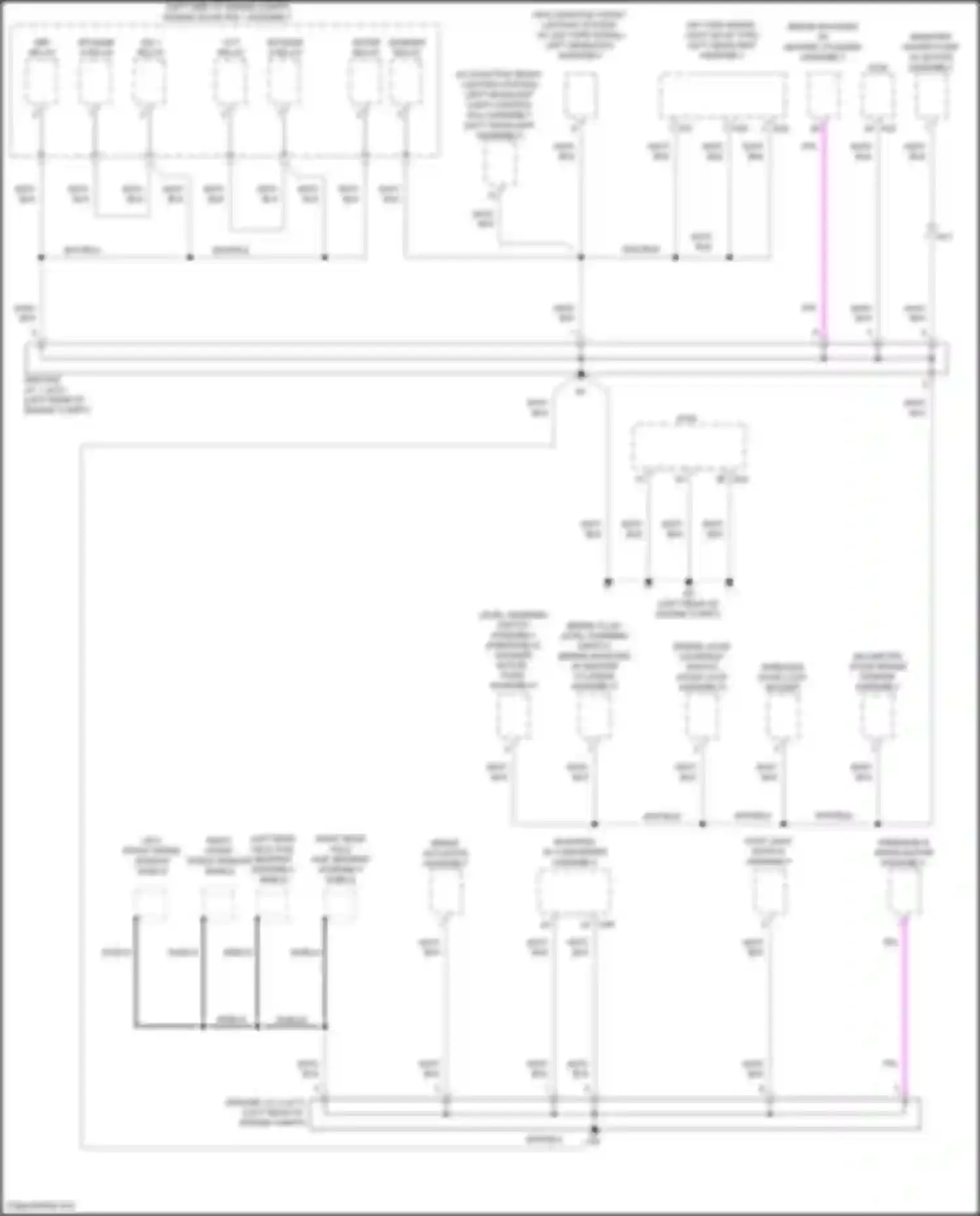 Camry Toyota XV50 facelift 2 (2017-2018): Ground distribution circuit, hybrid (3 of 6)