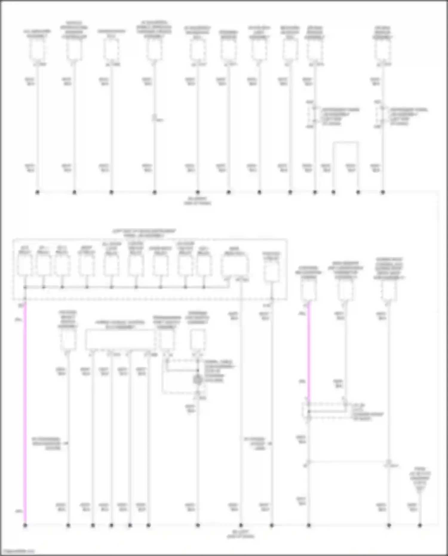 Camry Toyota XV50 facelift 2 (2017-2018): Ground distribution circuit, hybrid (4 of 6)