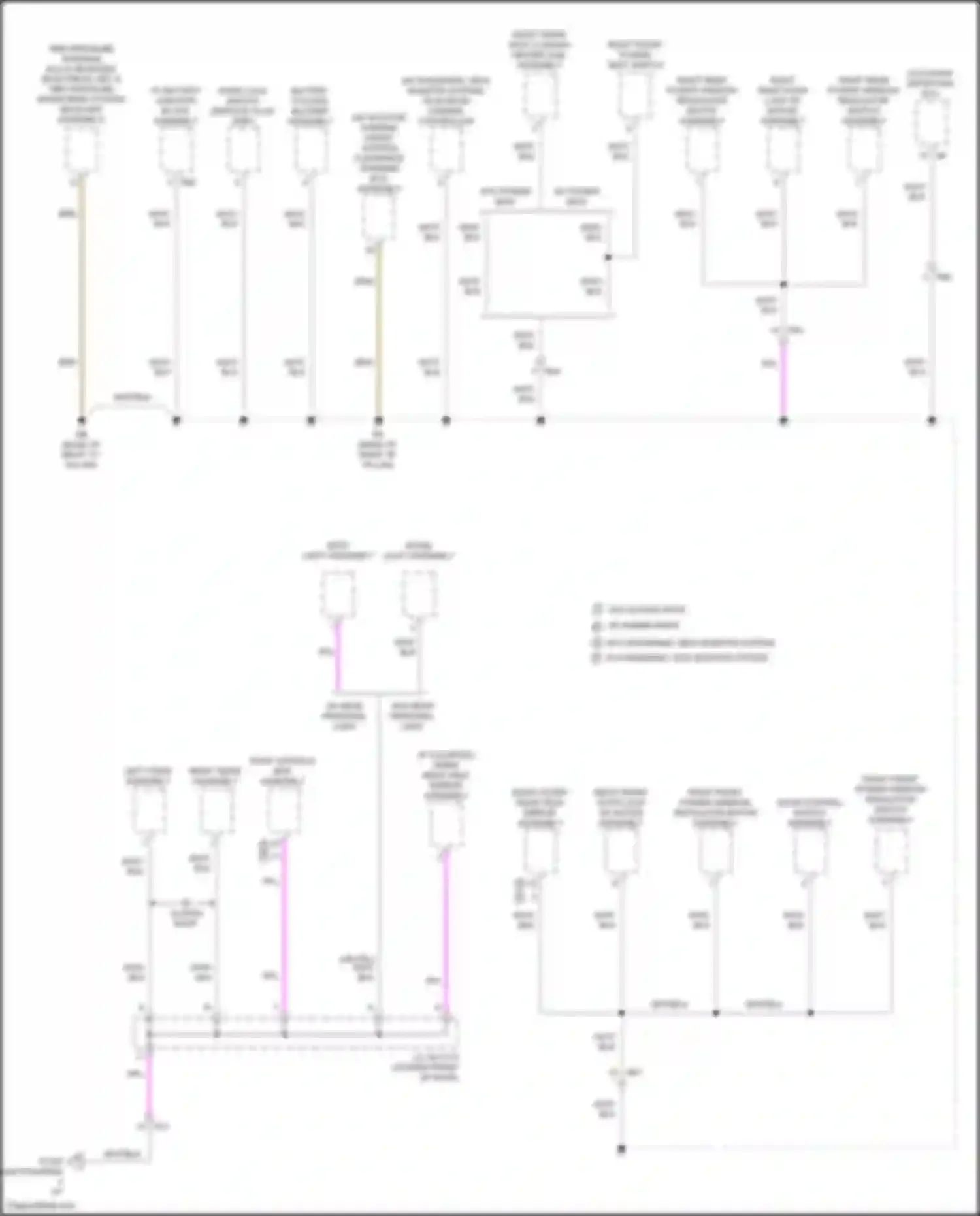 Camry Toyota XV50 facelift 2 (2017-2018): Ground distribution circuit, hybrid (5 of 6)