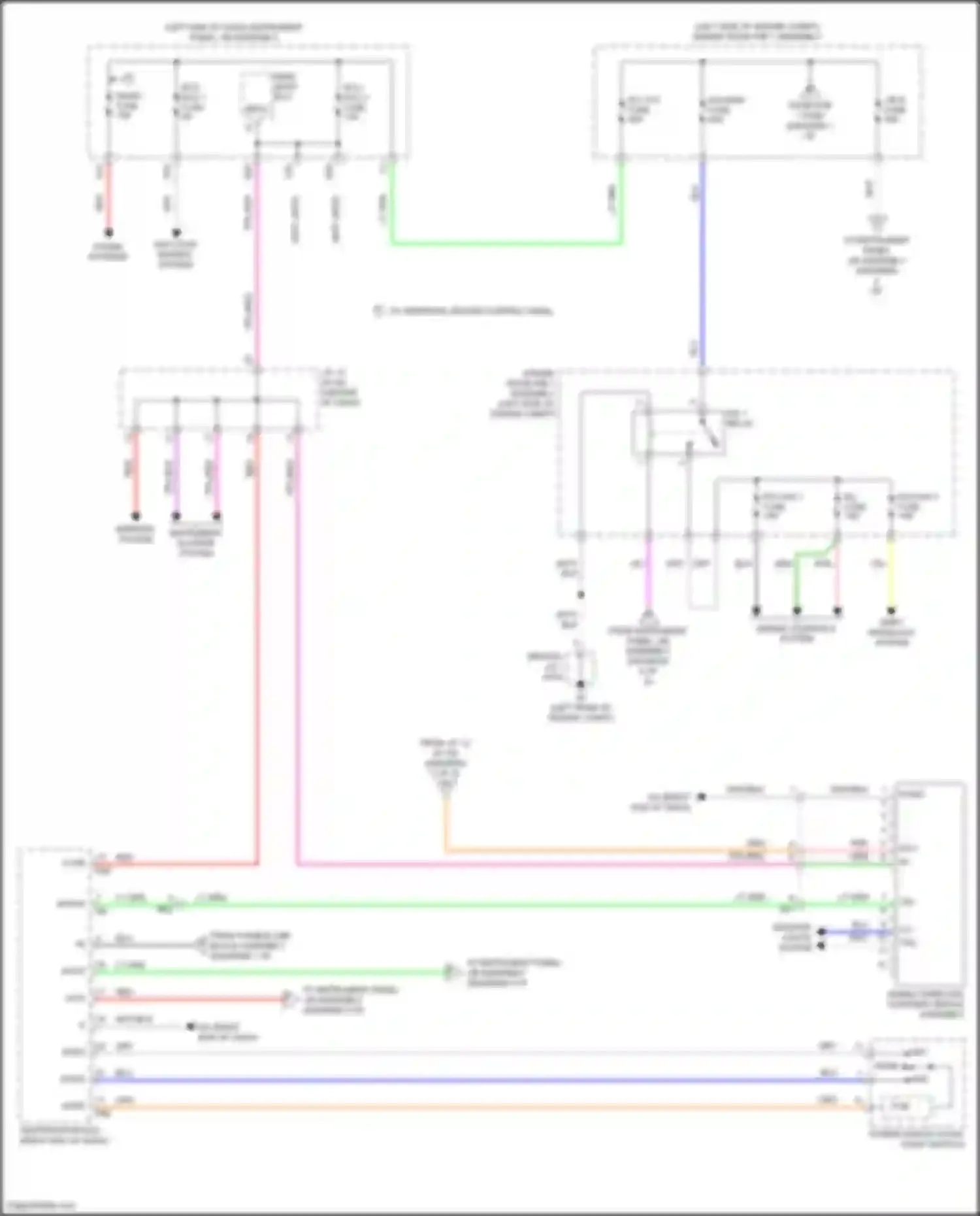Camry Toyota XV50 facelift 2 (2017-2018): Power distribution circuit, hybrid (2 of 6)