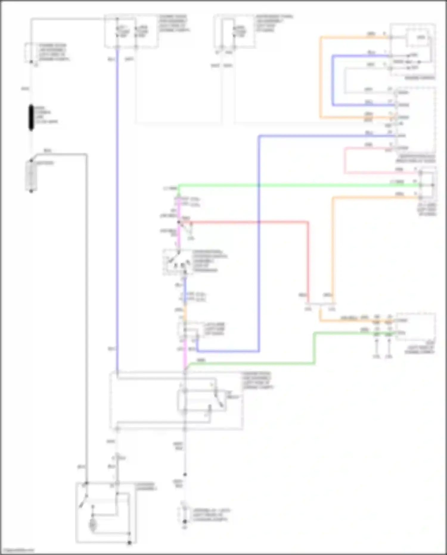Car Wiring Diagrams for Camry Toyota XV50 facelift 2 (2017-2018): Starting circuit, w/ smart key system