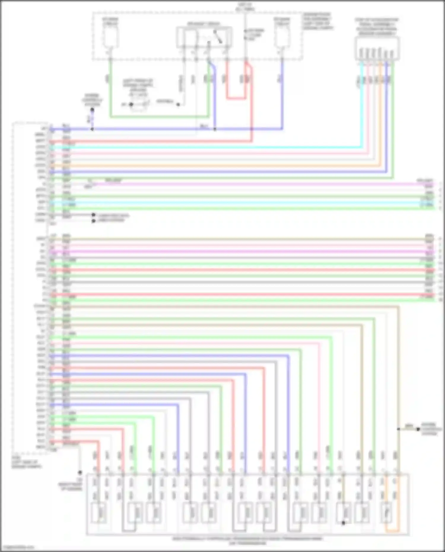 Camry Toyota XV50 facelift 2 (2017-2018): 3.5l, transmission circuit (1 of 3)