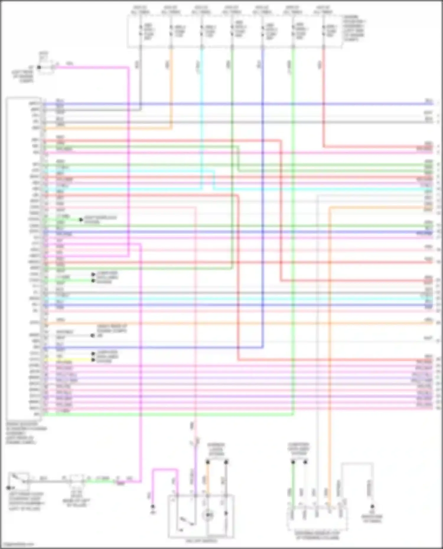 Wiring diagram computer data lines system for Toyota Camry XV50 facelift 2 (2017-2018) (25 of 129)