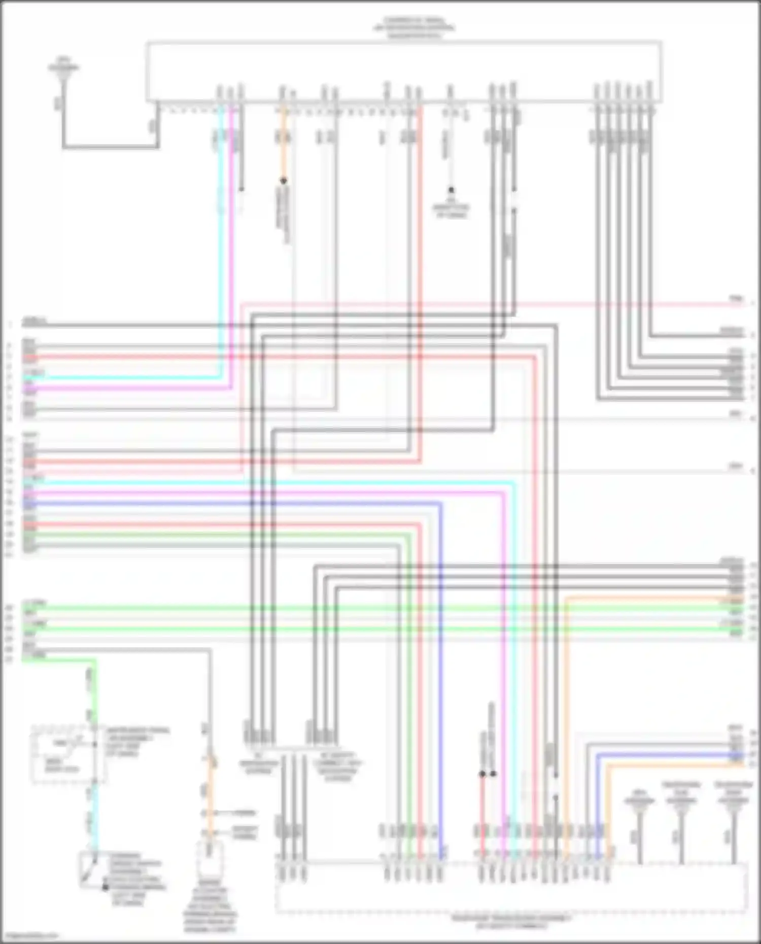 Wiring diagram data lines system for Toyota Camry XV50 facelift 2 (2017-2018) (1 of 3)