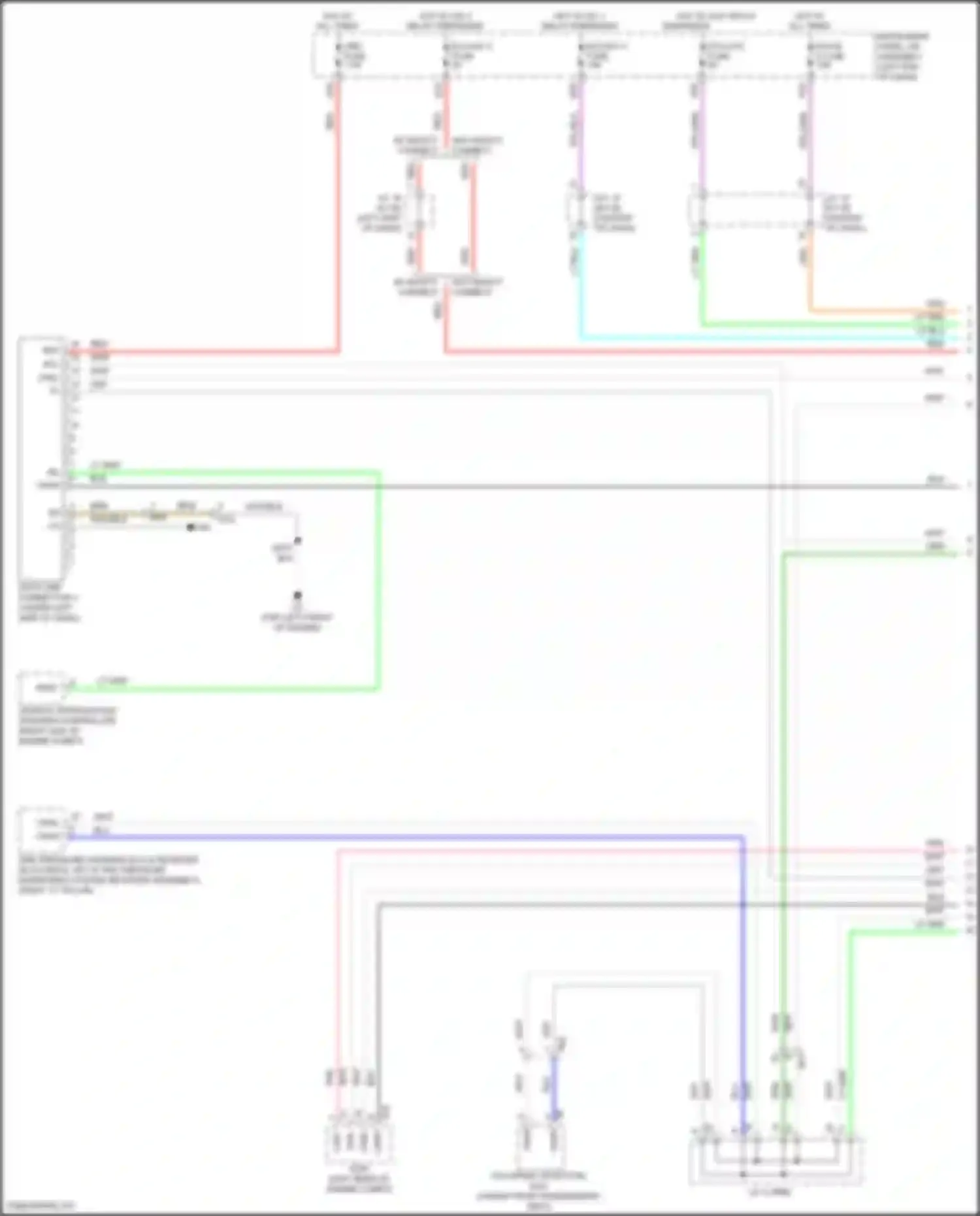 Wiring diagram data link connector 3 for Toyota Camry XV50 facelift 2 (2017-2018) (1 of 5)