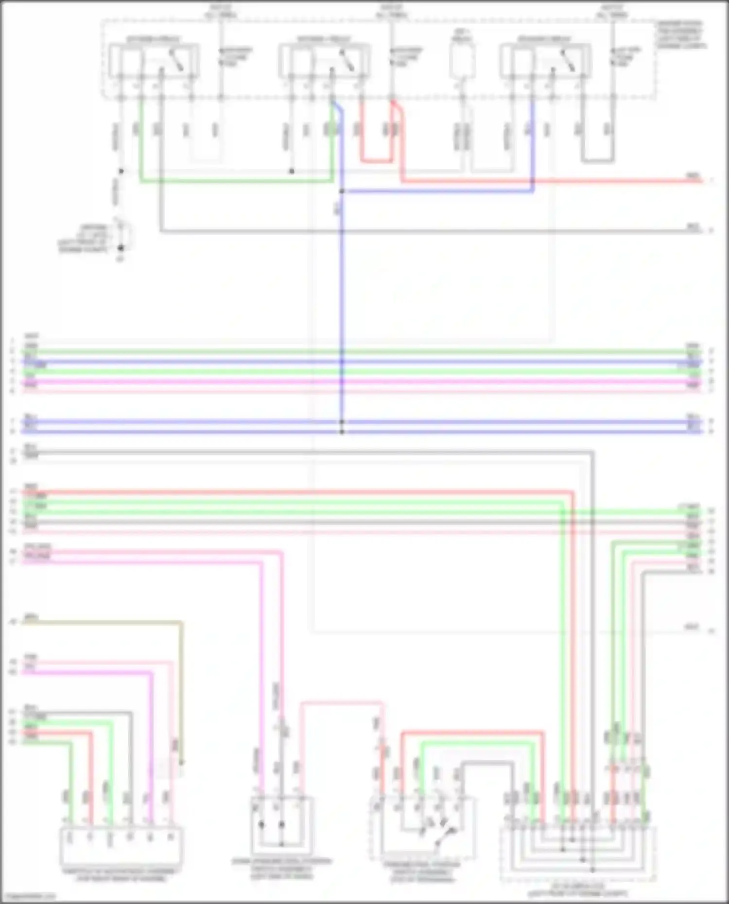 Wiring diagram efi- main 2 fuse for Toyota Camry XV50 facelift 2 (2017-2018) (5 of 5)