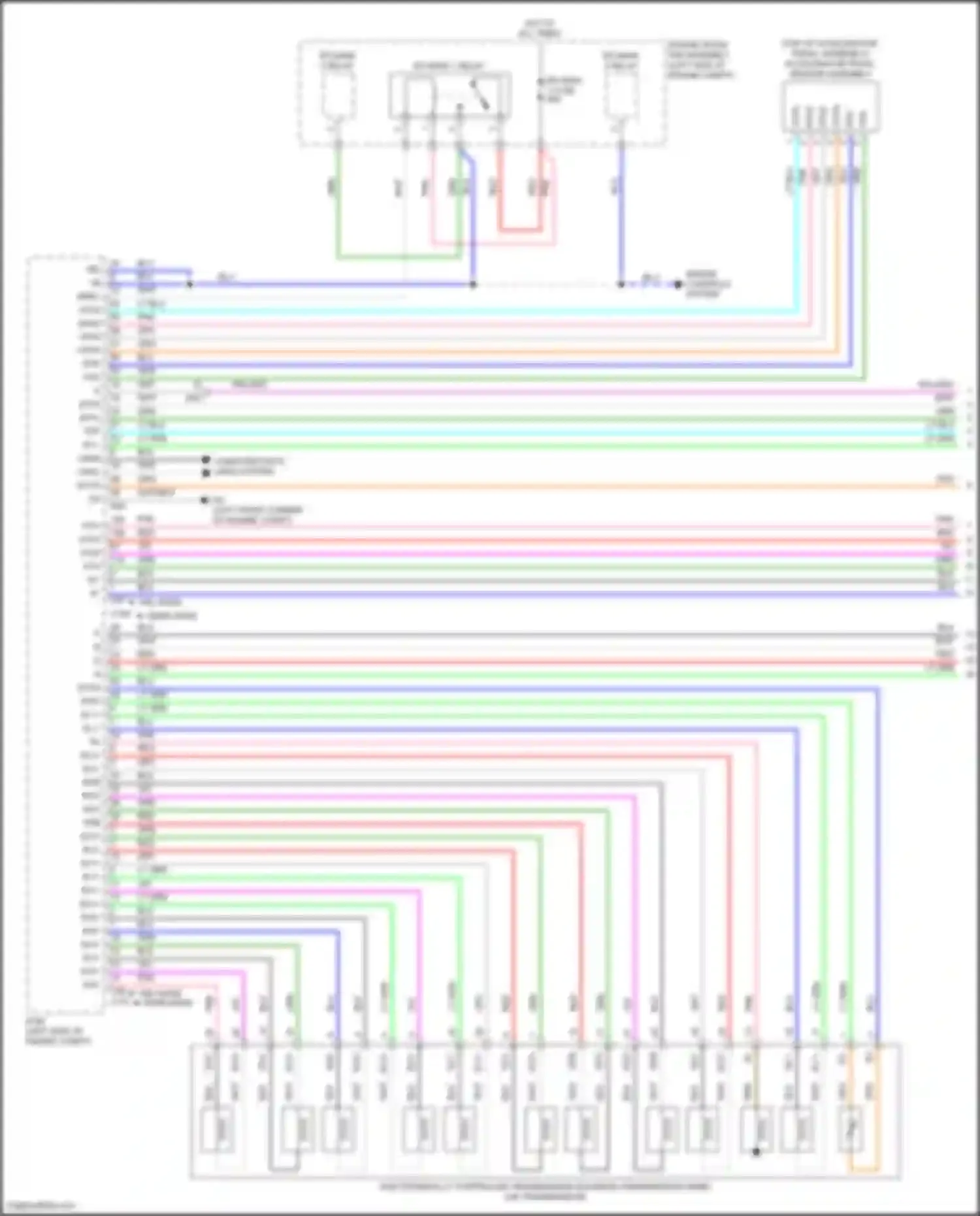 Wiring diagram efi- main 3 relay for Toyota Camry XV50 facelift 2 (2017-2018) (1 of 7)
