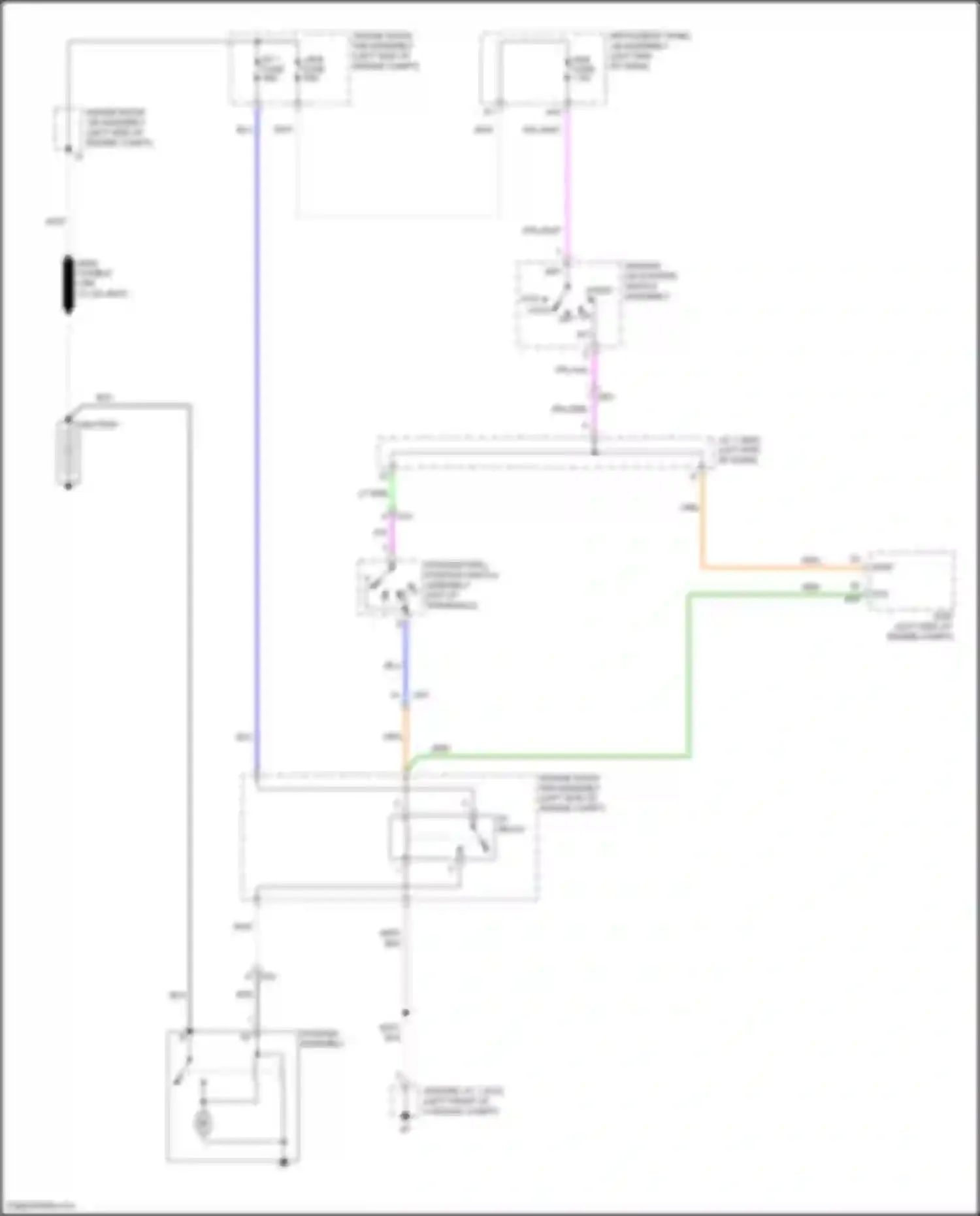 Wiring diagram ignition or starter switch assembly for Toyota Camry XV50 facelift 2 (2017-2018) (2 of 2)