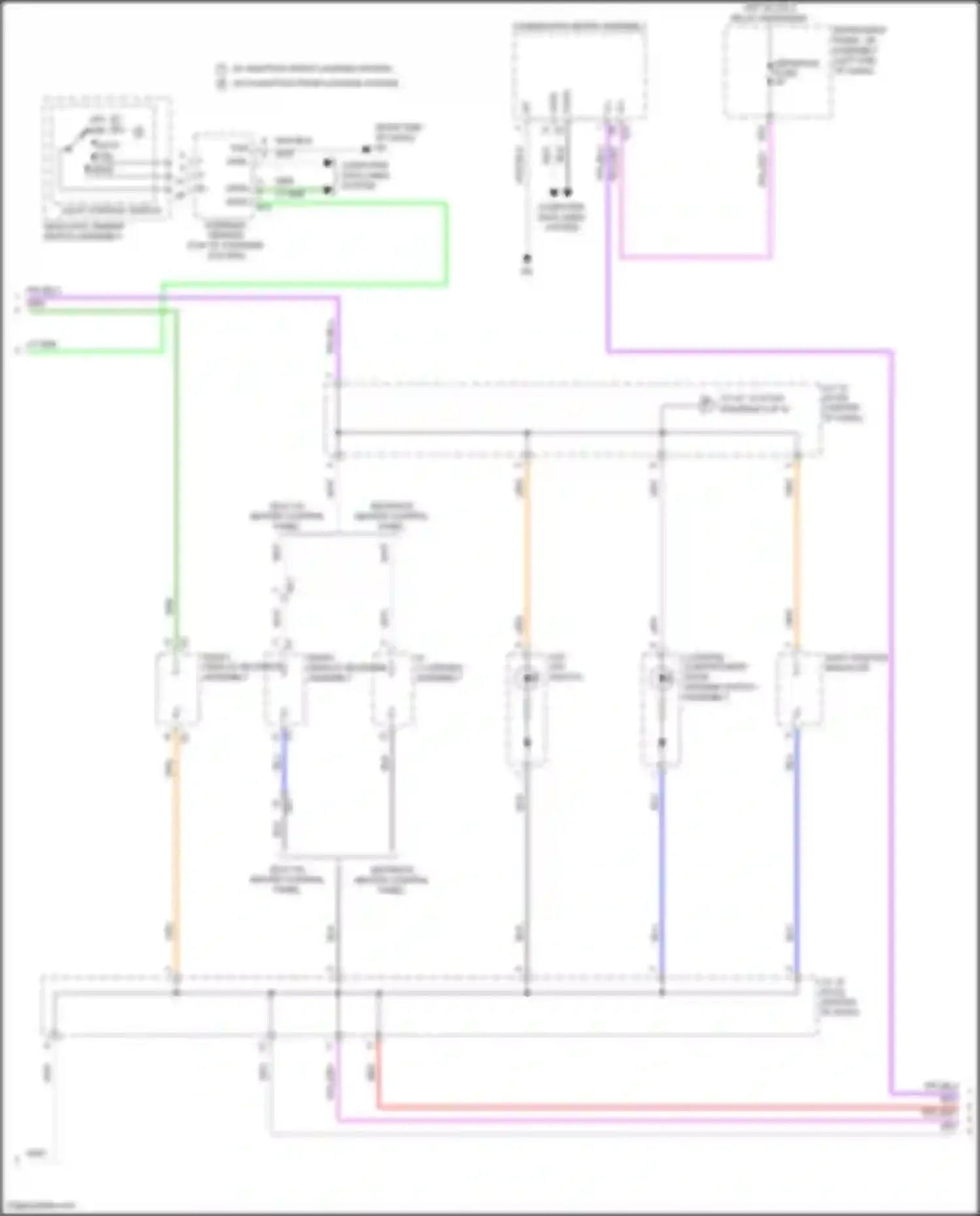 Wiring diagram light control switch for Toyota Camry XV50 facelift 2 (2017-2018) (6 of 8)