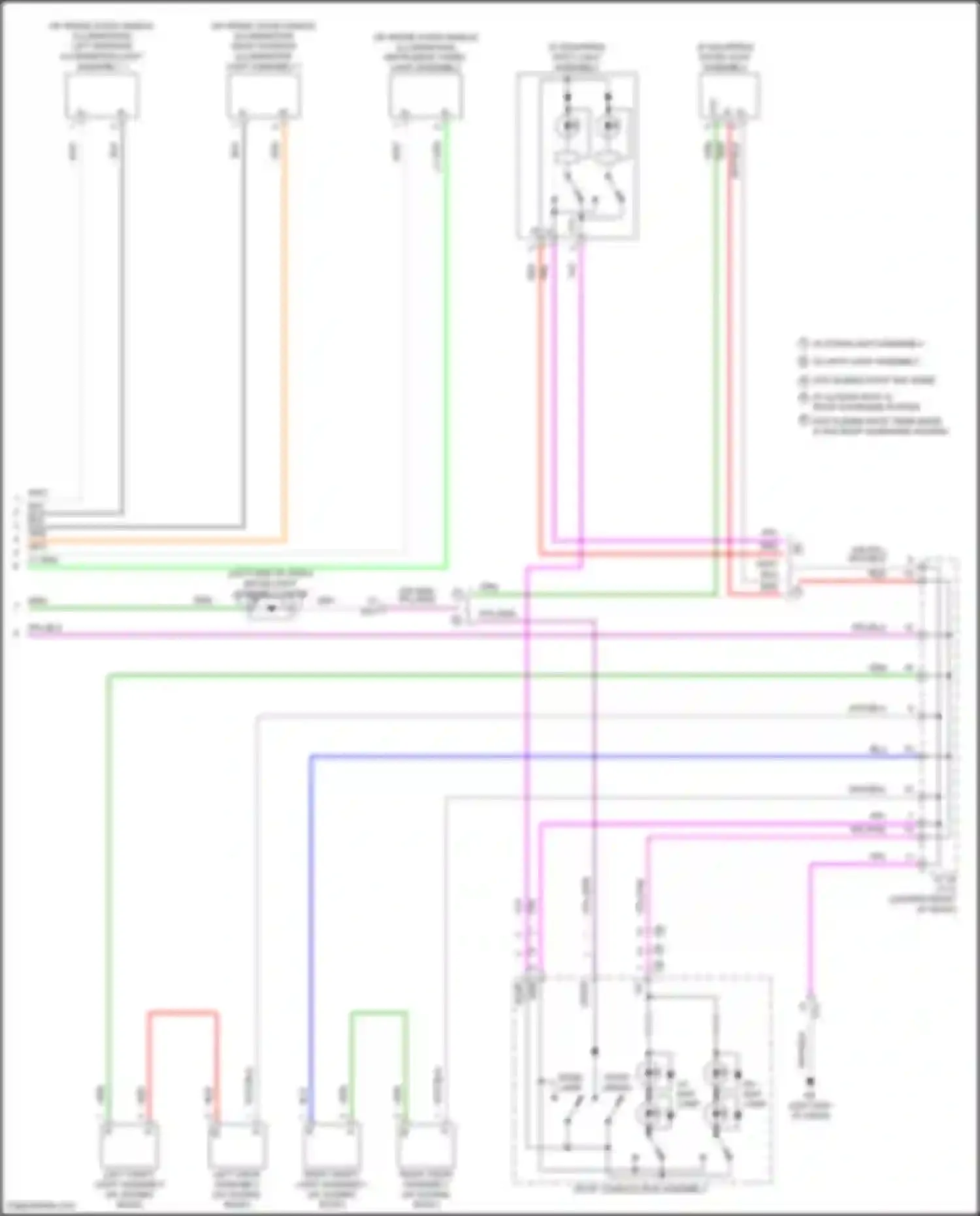 Wiring diagram ppl/blk for Toyota Camry XV50 facelift 2 (2017-2018) (62 of 77)